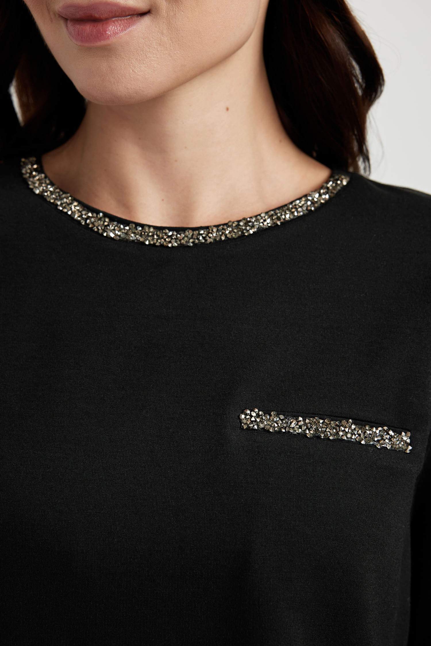 Regular Fit Crew Neck Long Sleeve T-Shirt