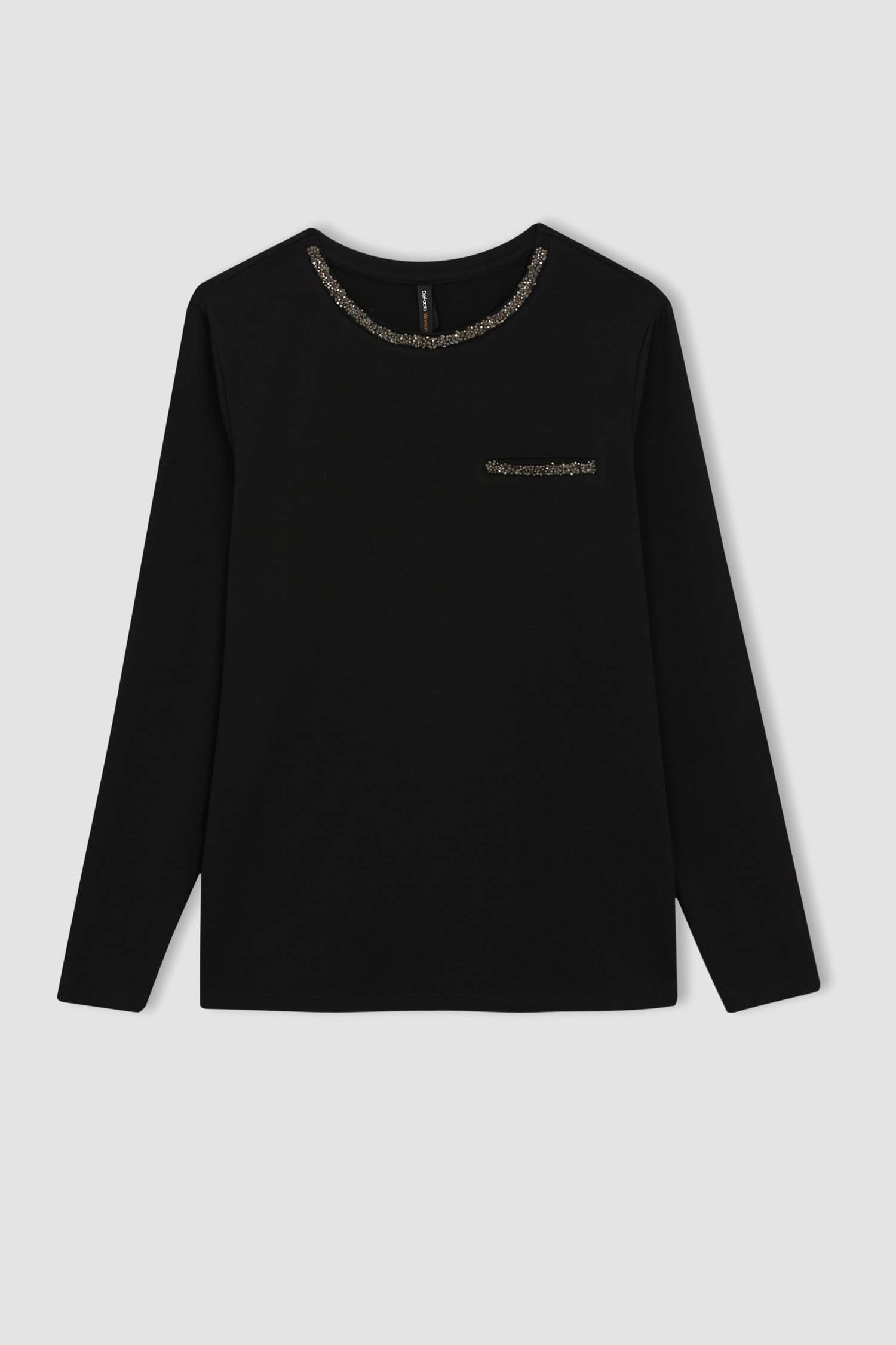 Regular Fit Crew Neck Long Sleeve T-Shirt