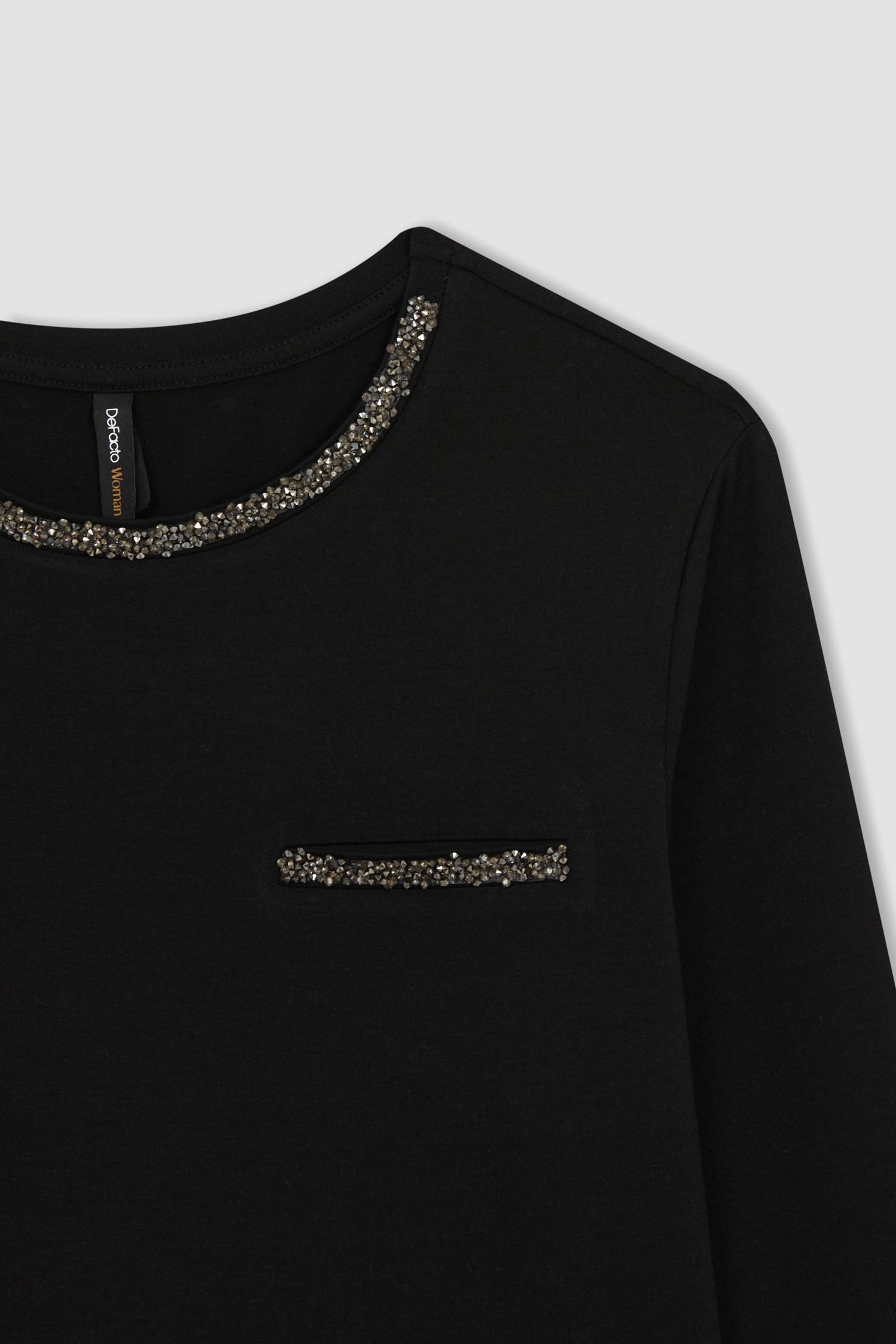 Regular Fit Crew Neck Long Sleeve T-Shirt