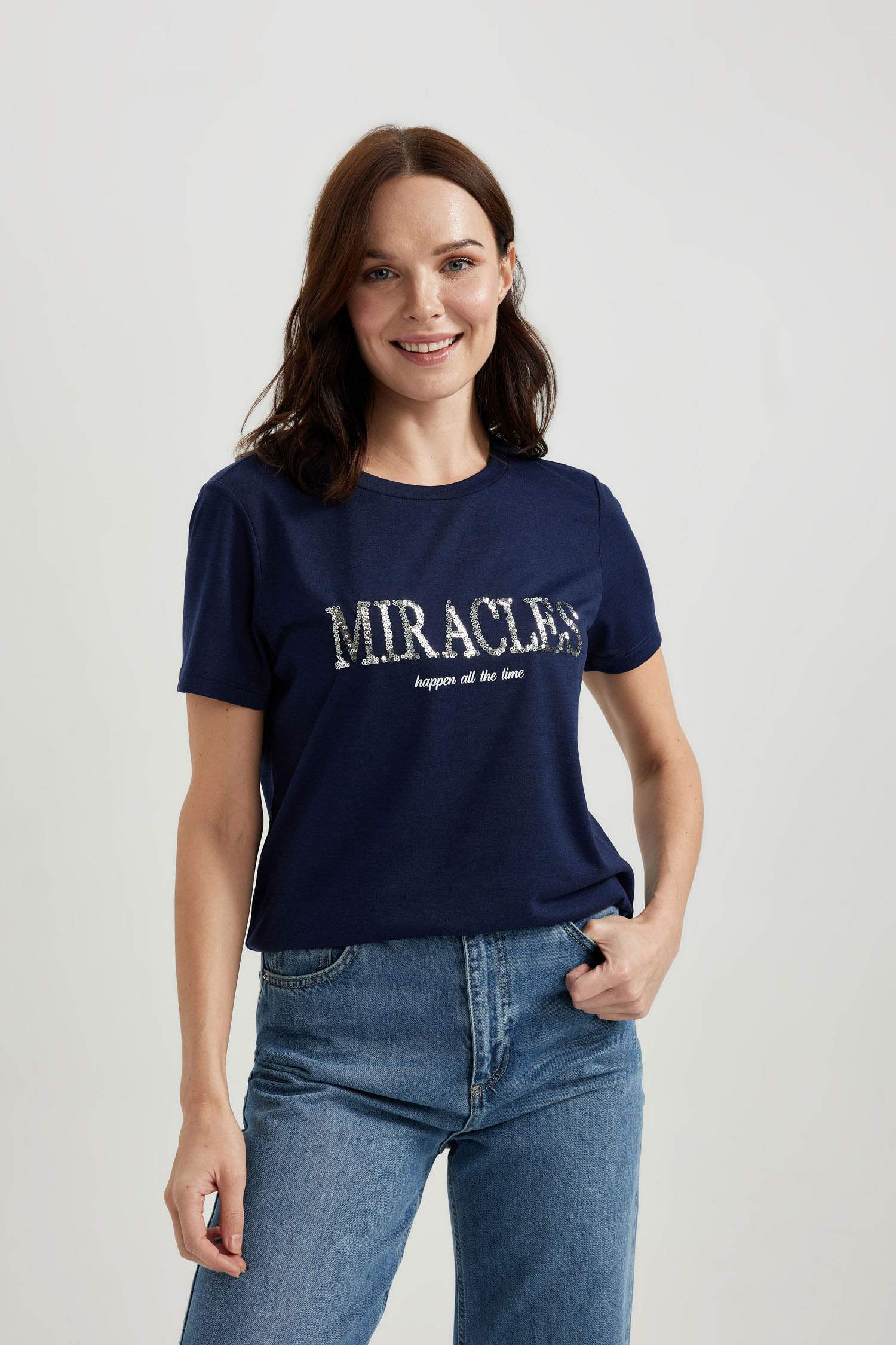 Relax Fit Crew Neck Short Sleeve T-Shirt