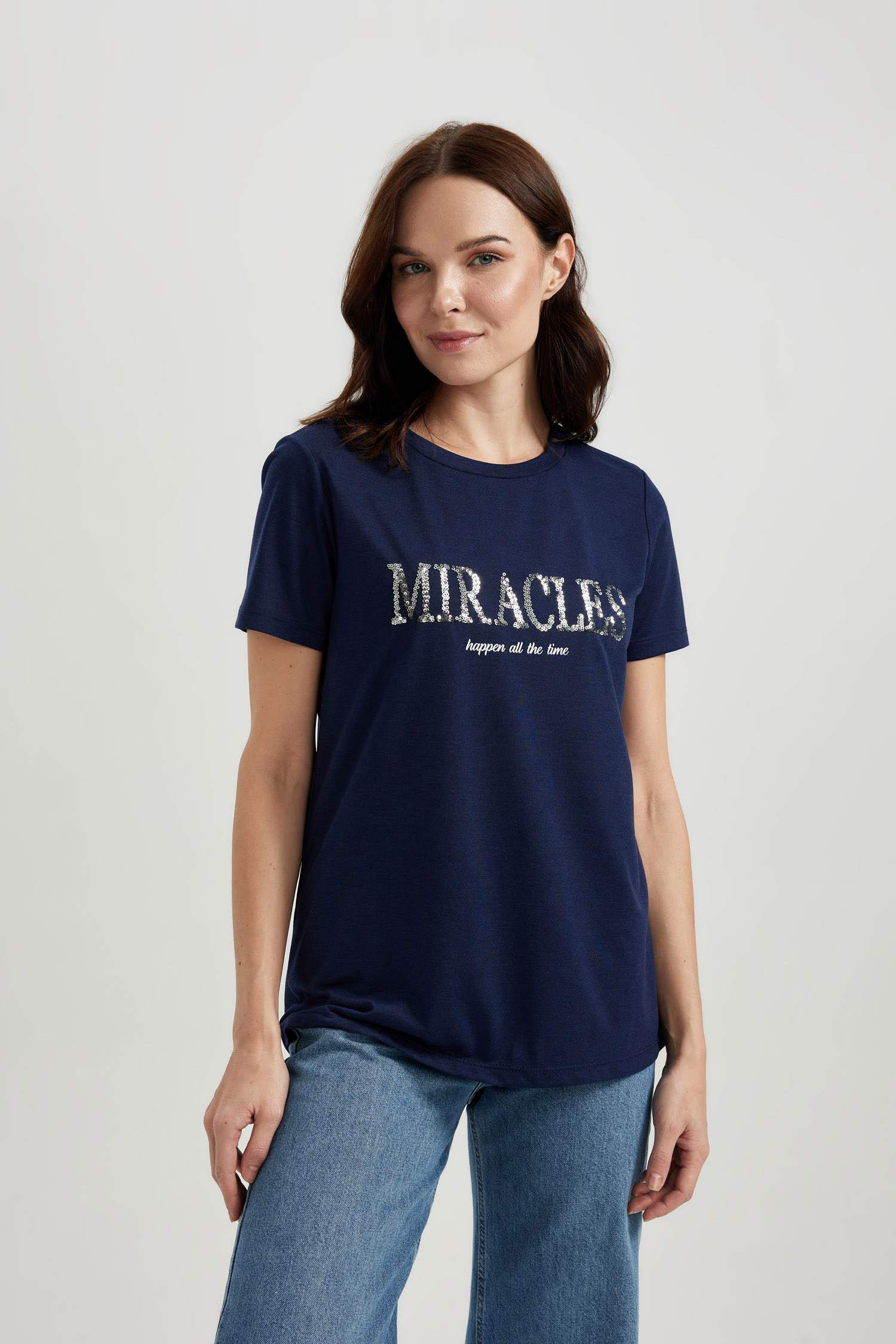 Relax Fit Crew Neck Short Sleeve T-Shirt