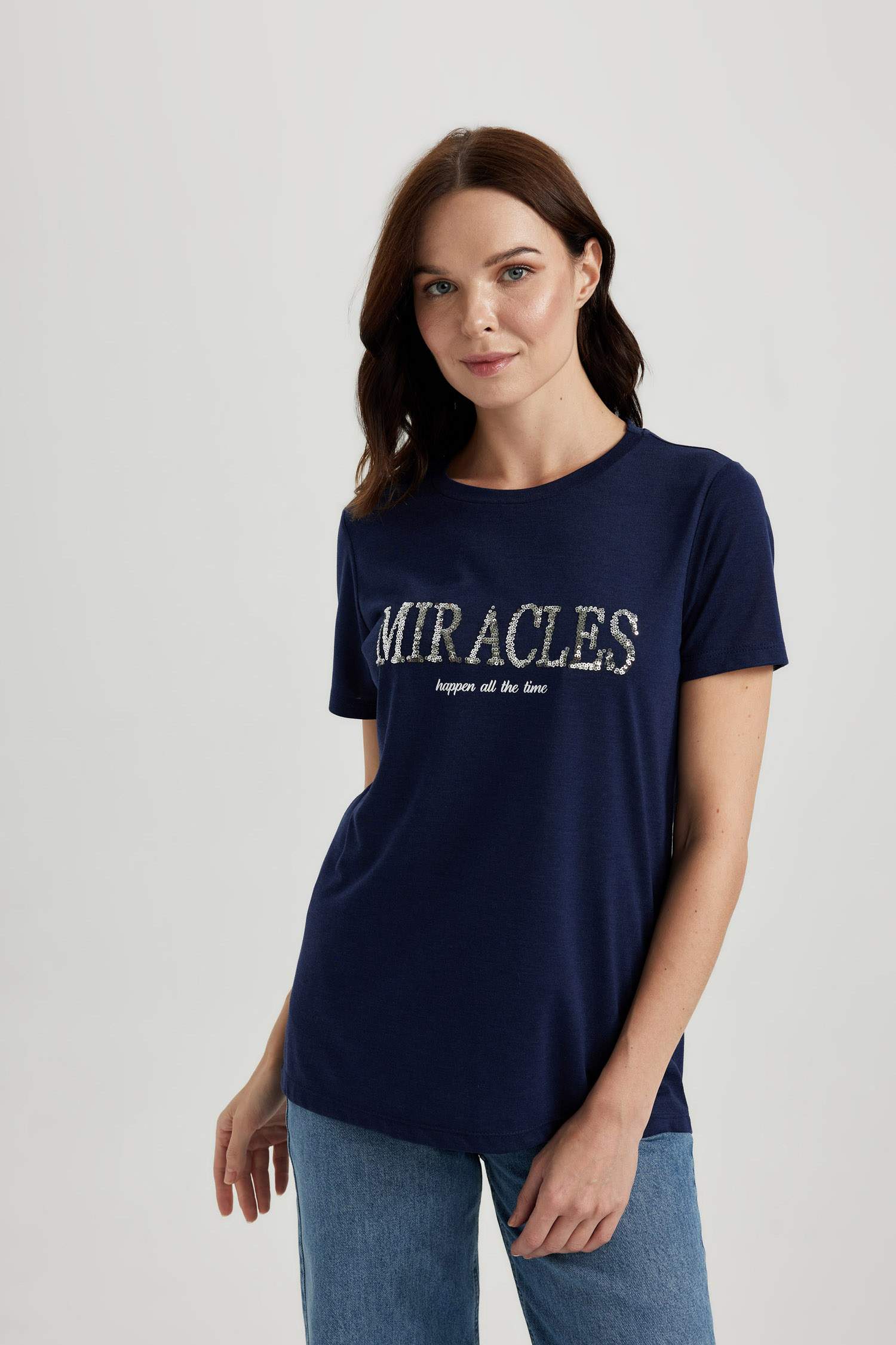 Relax Fit Crew Neck Short Sleeve T-Shirt