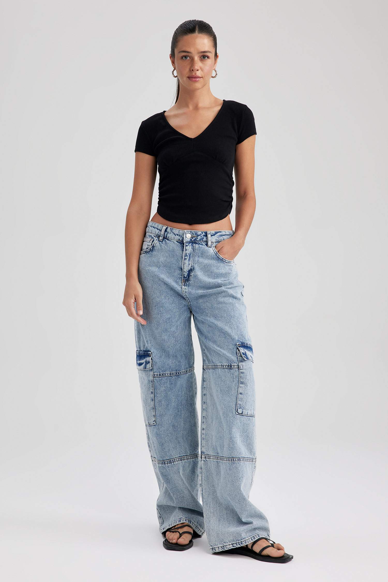 تيشيرت مضلع سليم فيت بياخة V