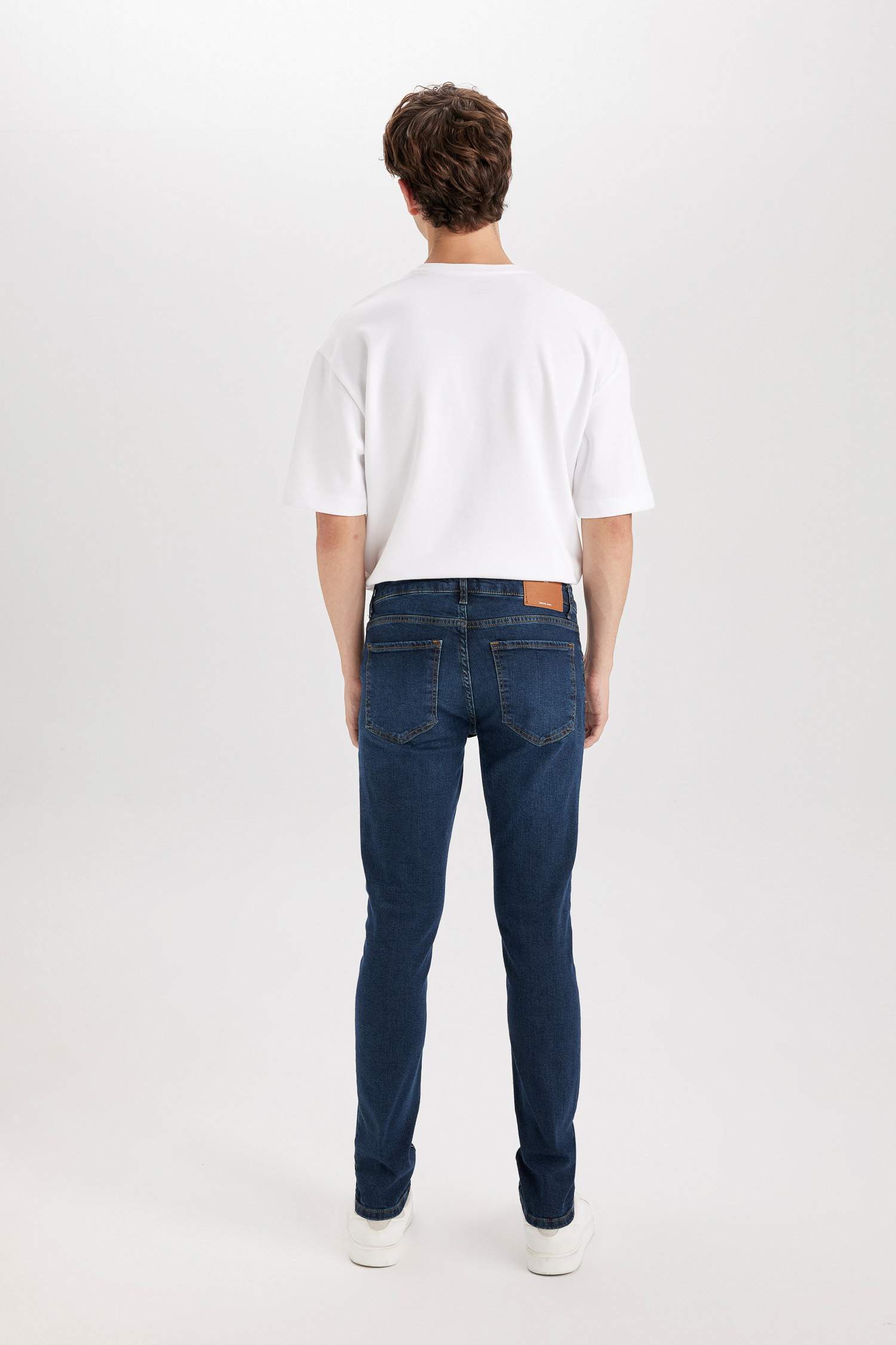 Carlo Skinny Fit Ekstra Dar Kalıp Normal Bel Ekstra Dar Paça Jean Pantolon