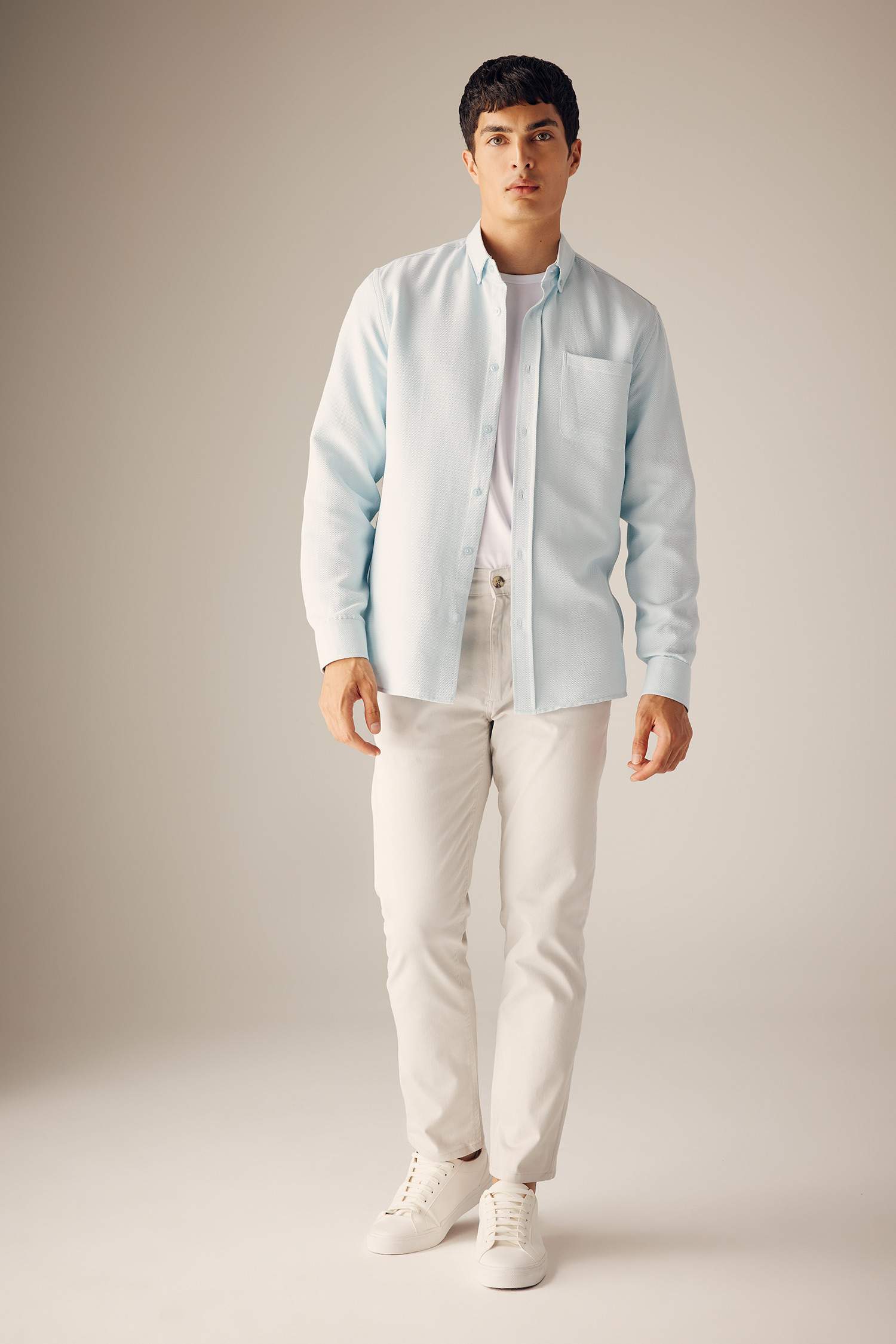 بنطلون سادة قصة عادية