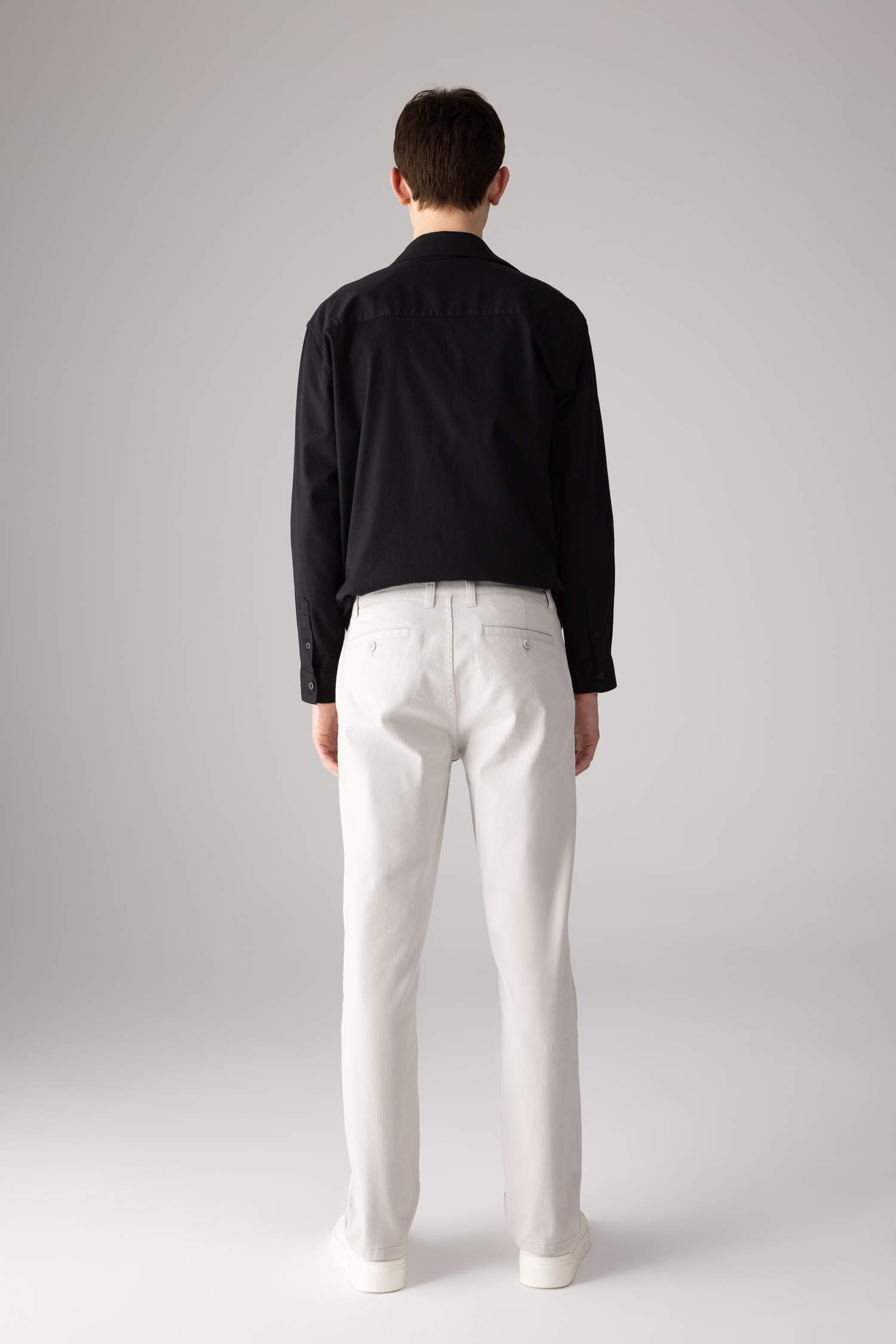 Regular Fit Normal Kesim Gabardin Chino Kanvas Pantolon Yazlık Fermuar Cepli Düz Paça