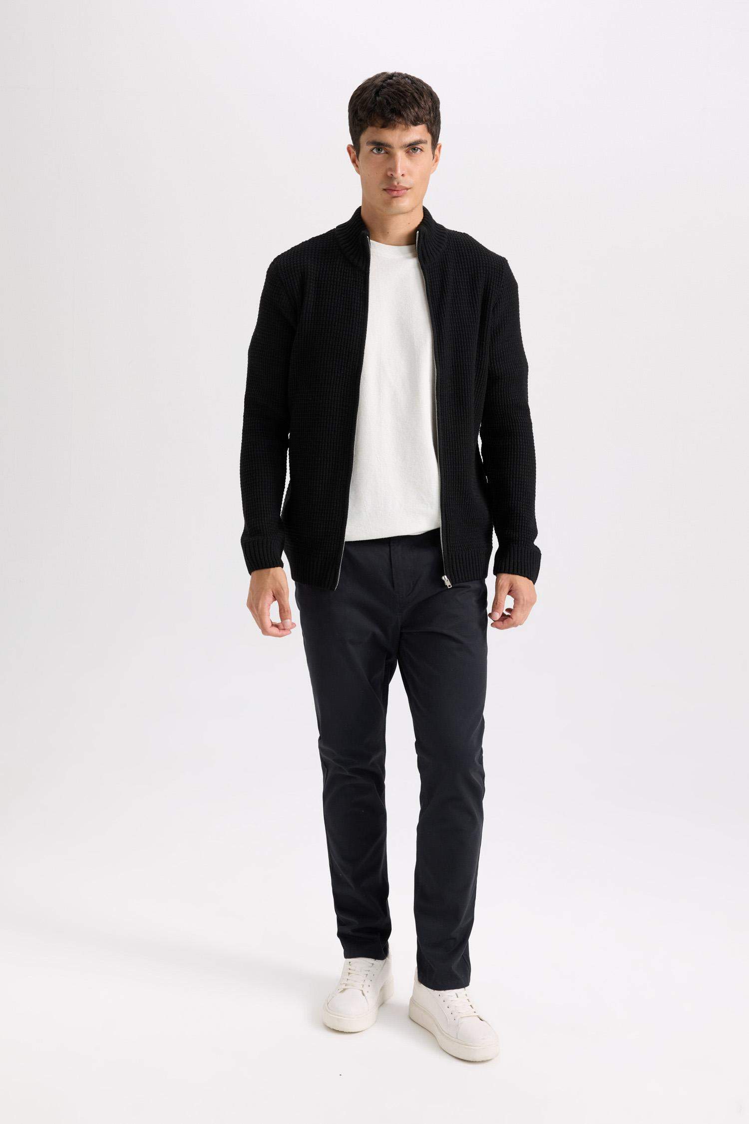 Super Skinny Hem Gabardine Trousers