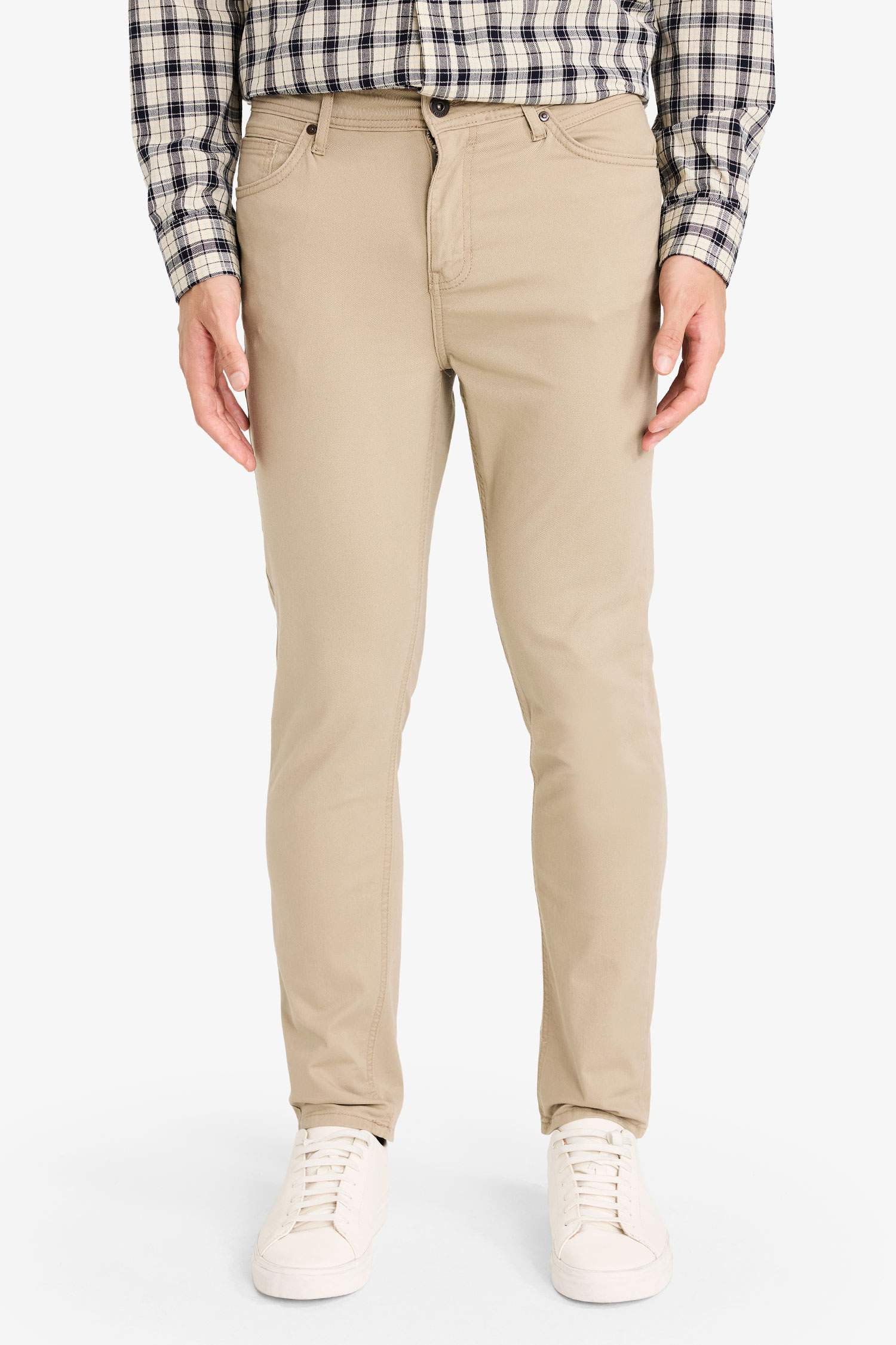 Slim Fit Super Skinny Leg Chino Pants