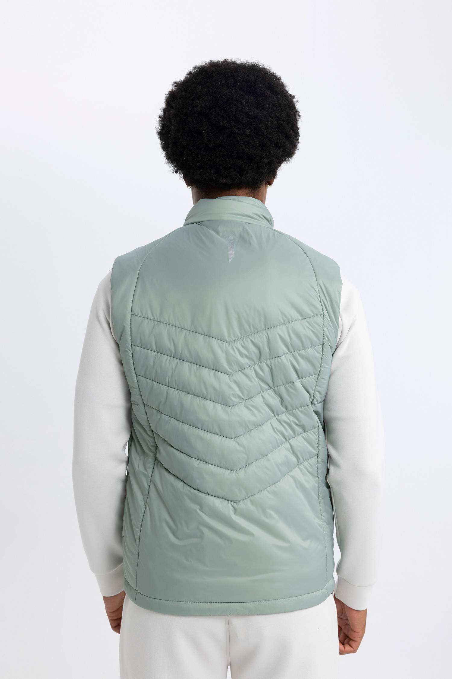 Slim Fit Şişme Yelek Dar Kesim Su İtici Rüzgar Geçirmez Fermuarlı Cepli