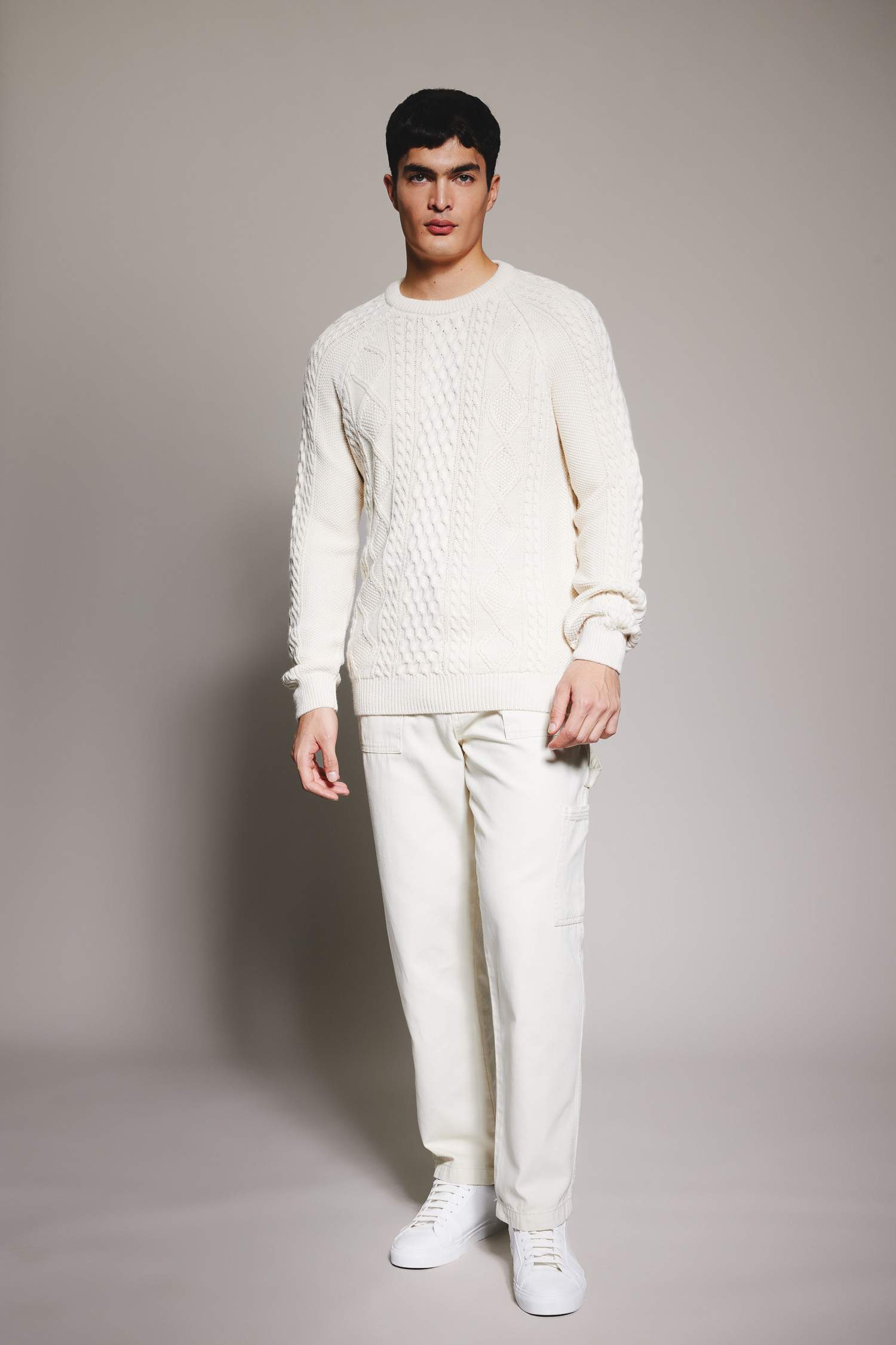 Straight Fit Normal Waist Pipe Leg Trousers