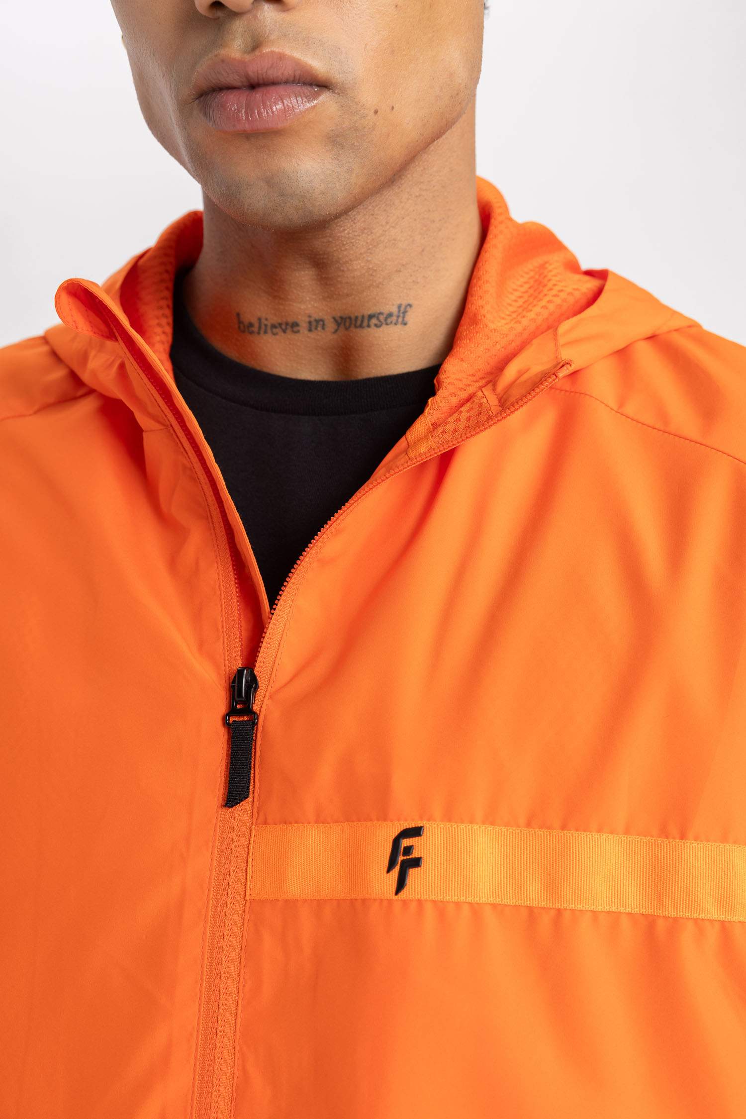 Su İtici Rüzgar Geçirmez Mont Slim Fit Dar Kesim Kapüşonlu File Astarlı Fermuarlı Cepli