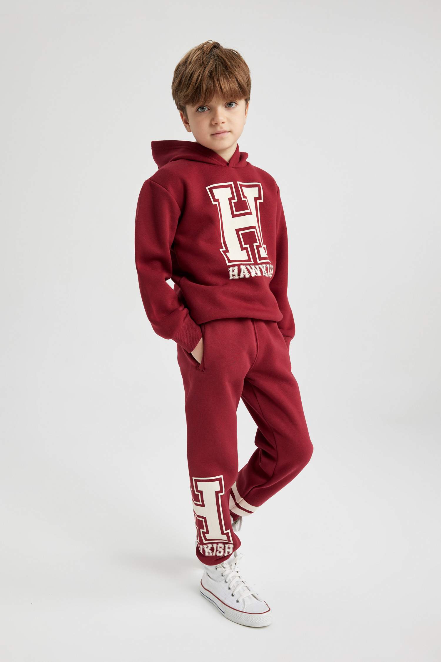 Boy Printed Thick Sweatpants