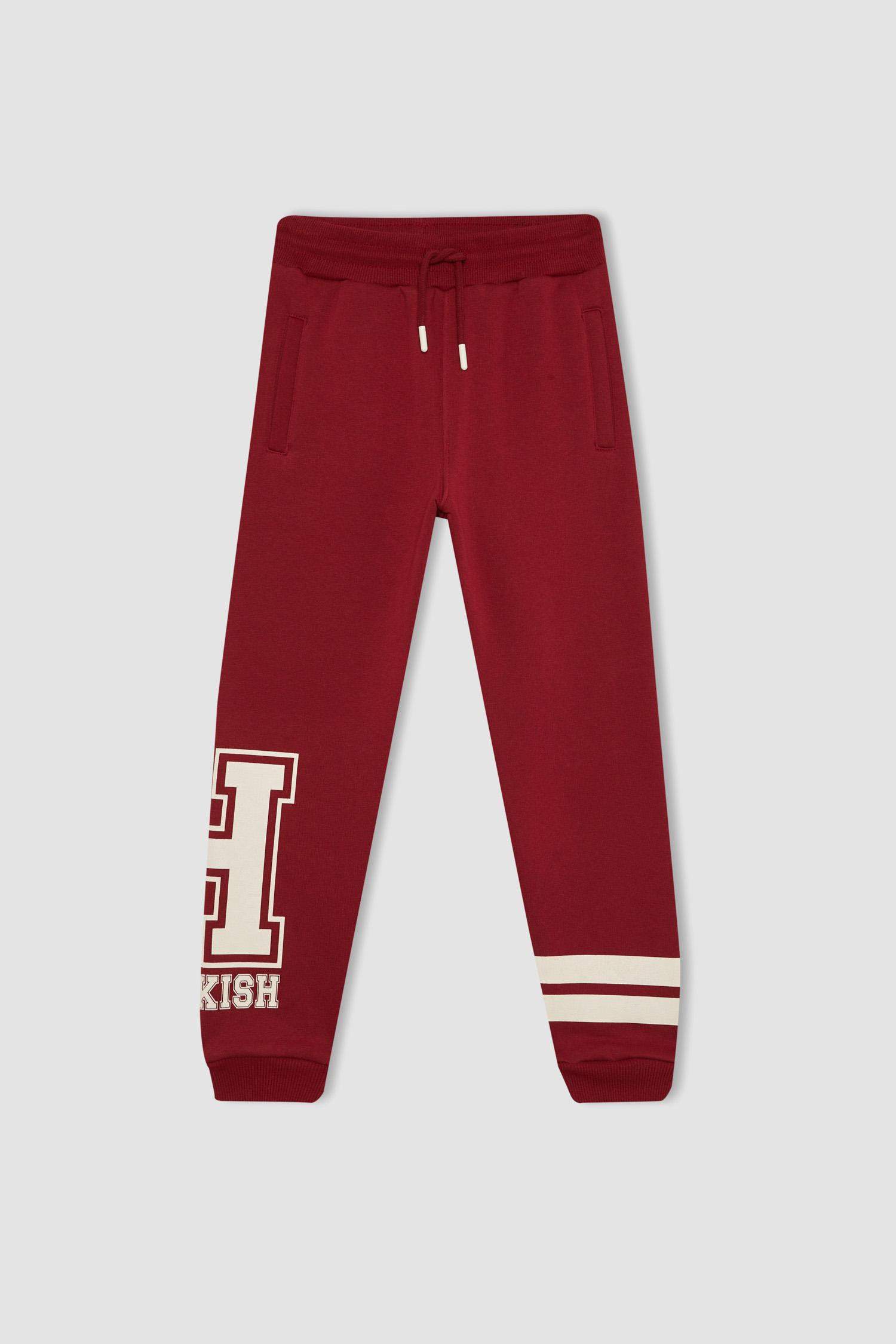 Boy Printed Thick Sweatpants