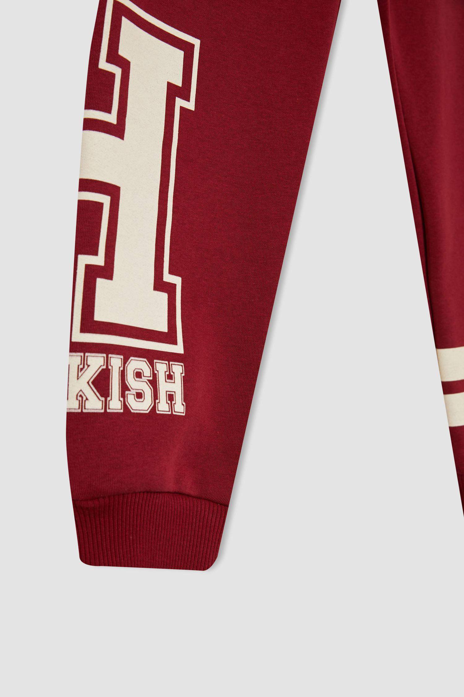 Boy Printed Thick Sweatpants