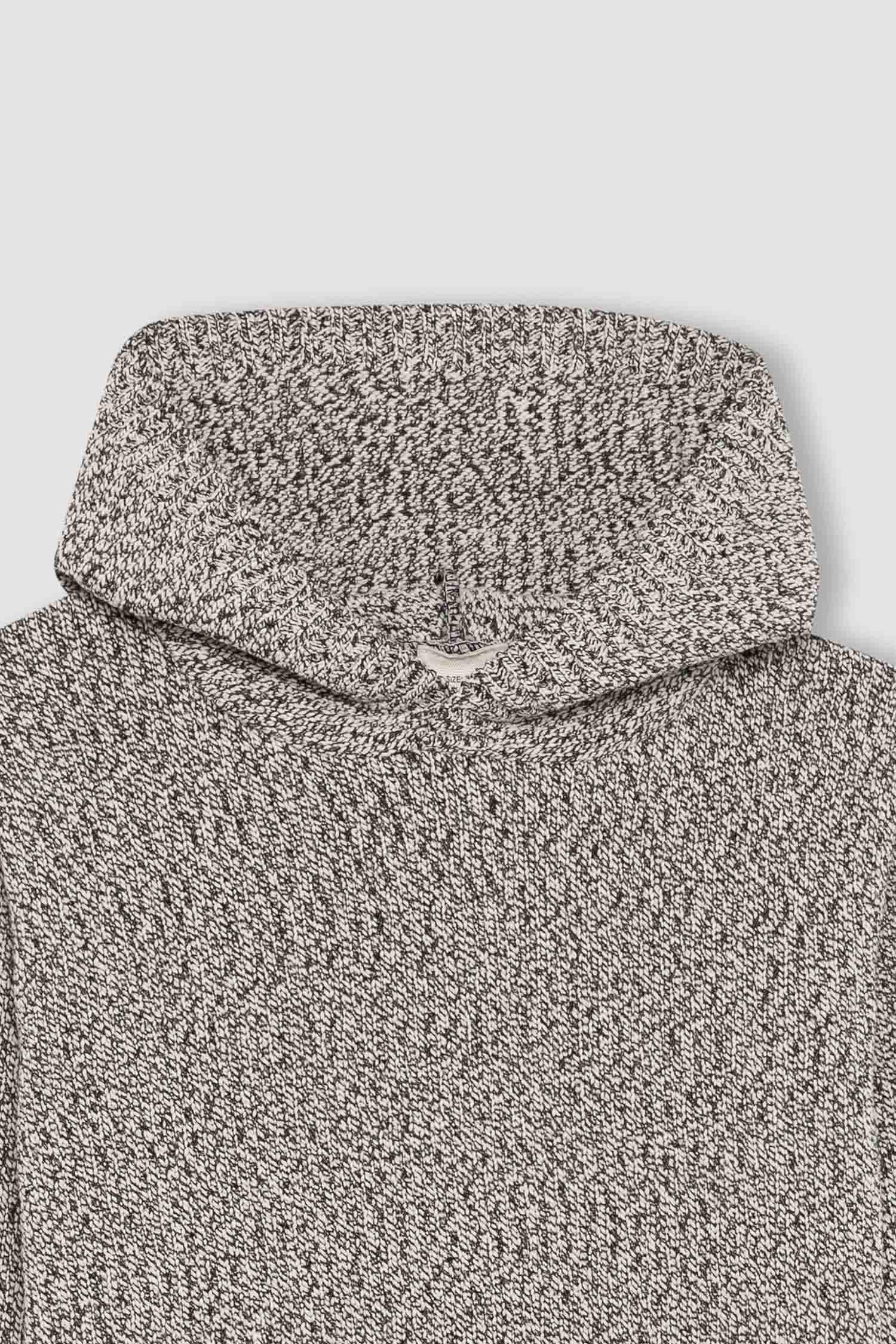 Erkek Çocuk Kapüşonlu Triko Kazak