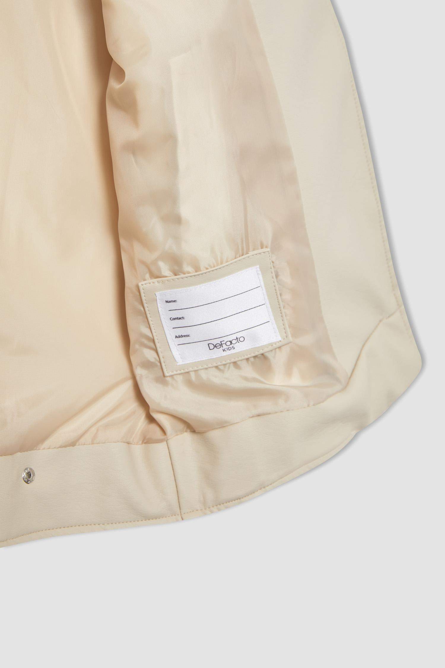 Куртка из искусственной кожи водоотталкивающая ткань оверсайз из искусственной кожи для девочек