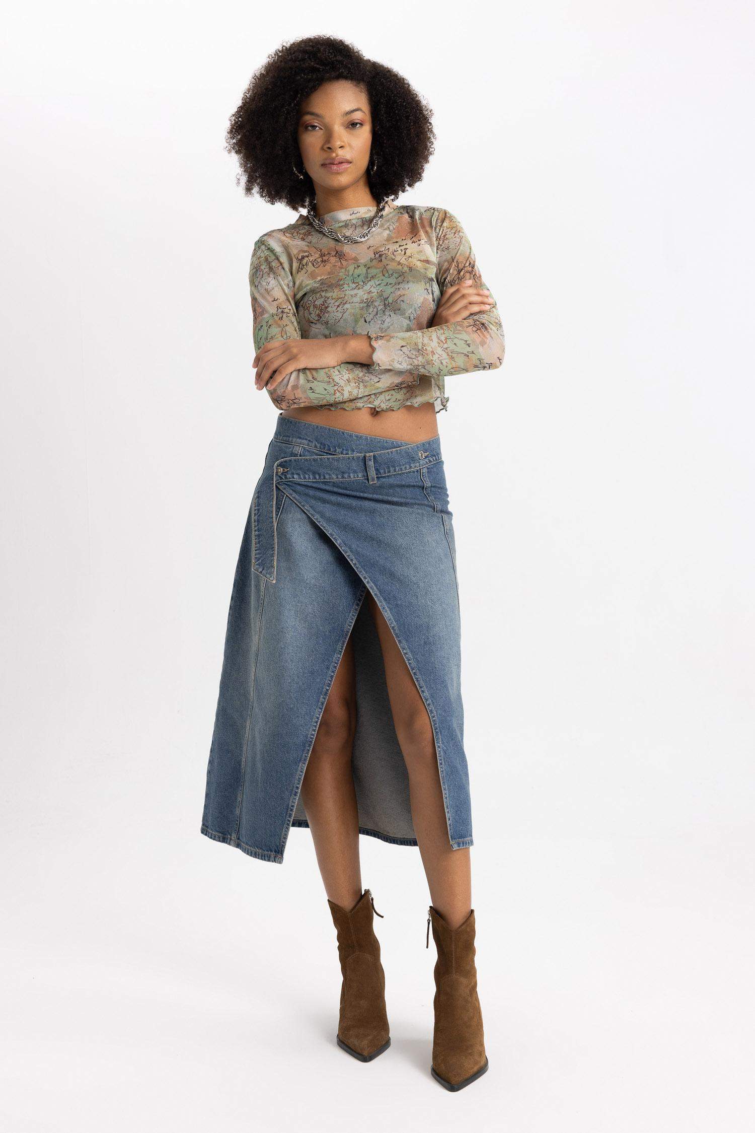 Спідниця довгий Long Fit з джерсі