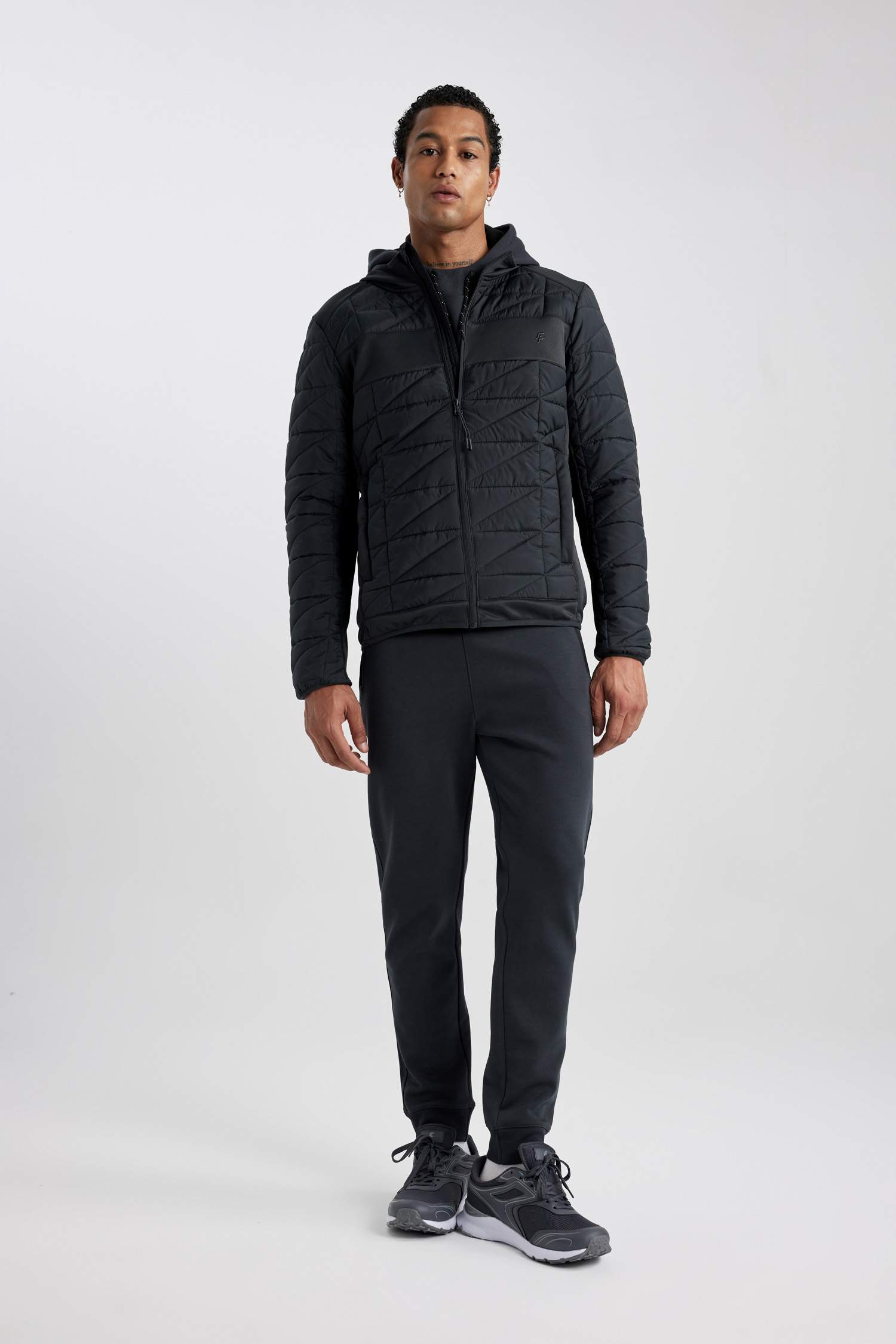 DeFactoFit Waterproof Windproof Slim Fit Hooded Zippered Jacket