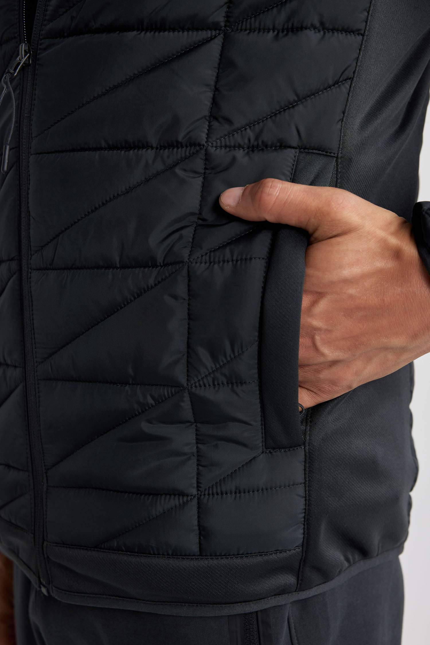 DeFactoFit Waterproof Windproof Slim Fit Hooded Zippered Jacket