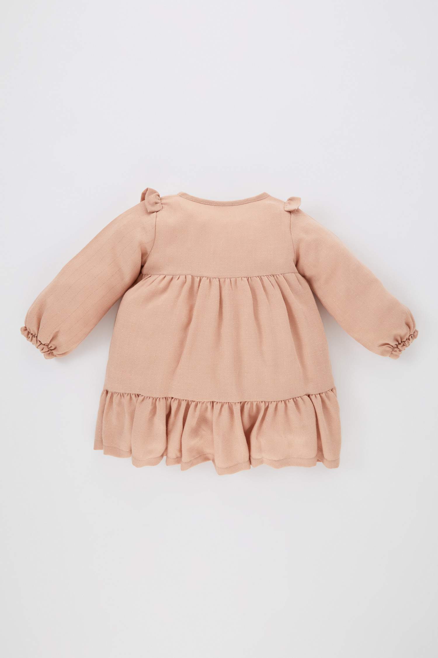 Regular Fit Long Sleeve Woven Dress