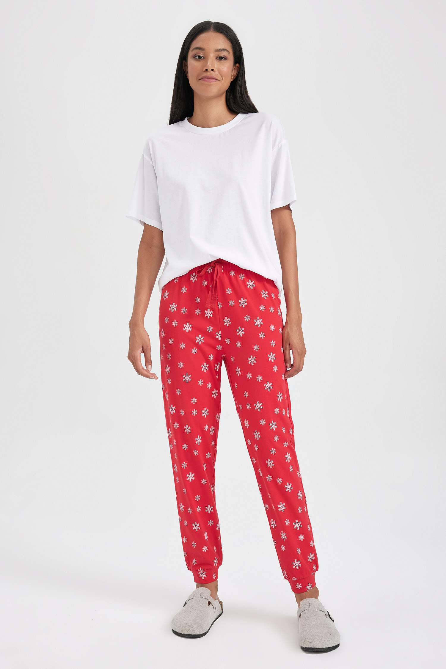 Fall in Love Christmas Themed Pajama Bottom