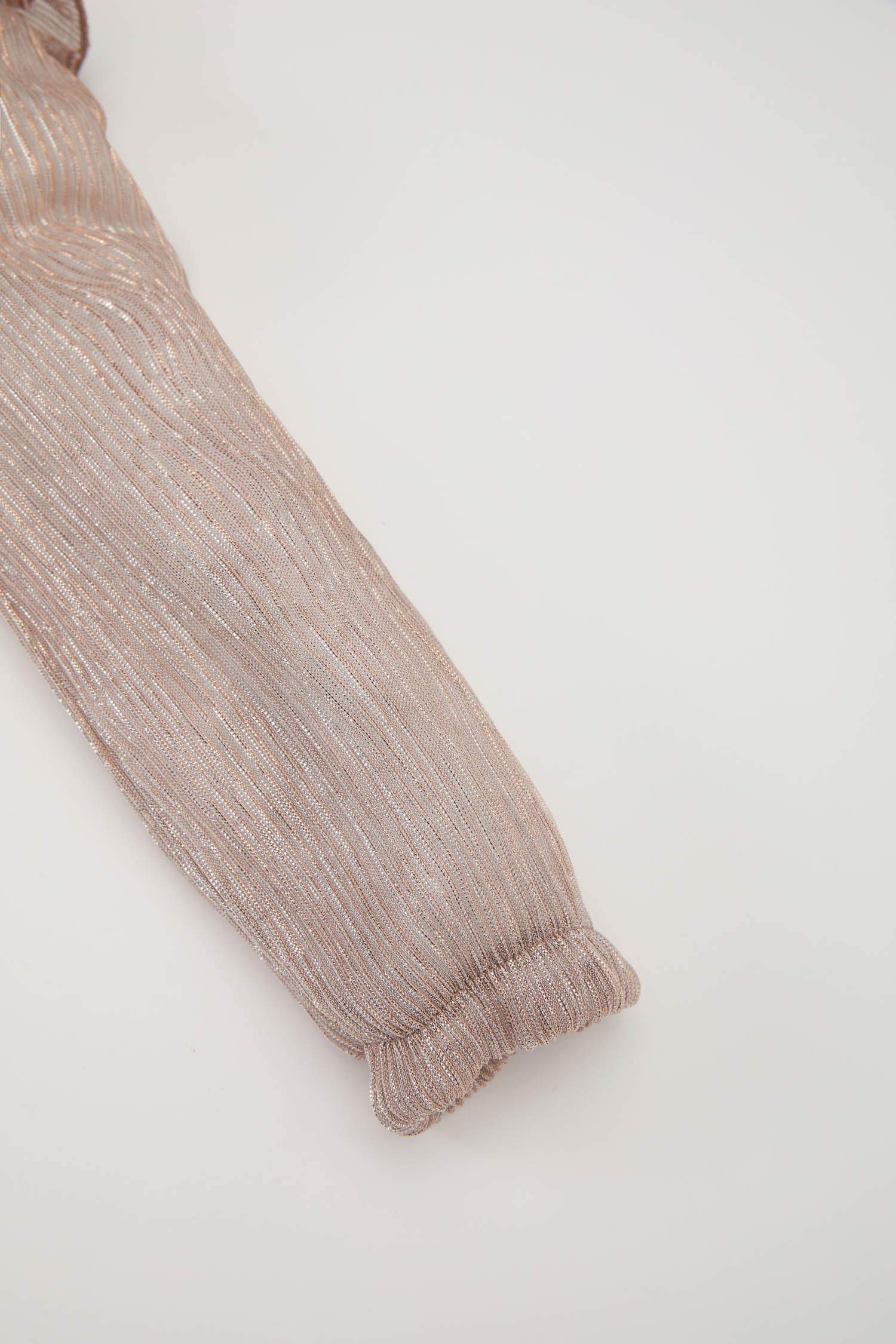 فستان شيفون بناتي ردن طويل قصة عادية بياخة مستديرة