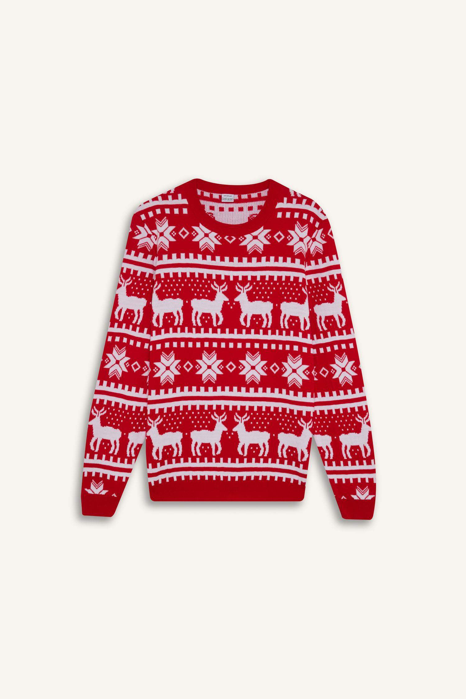 Standard Fit Crew Neck Knitted Pullover