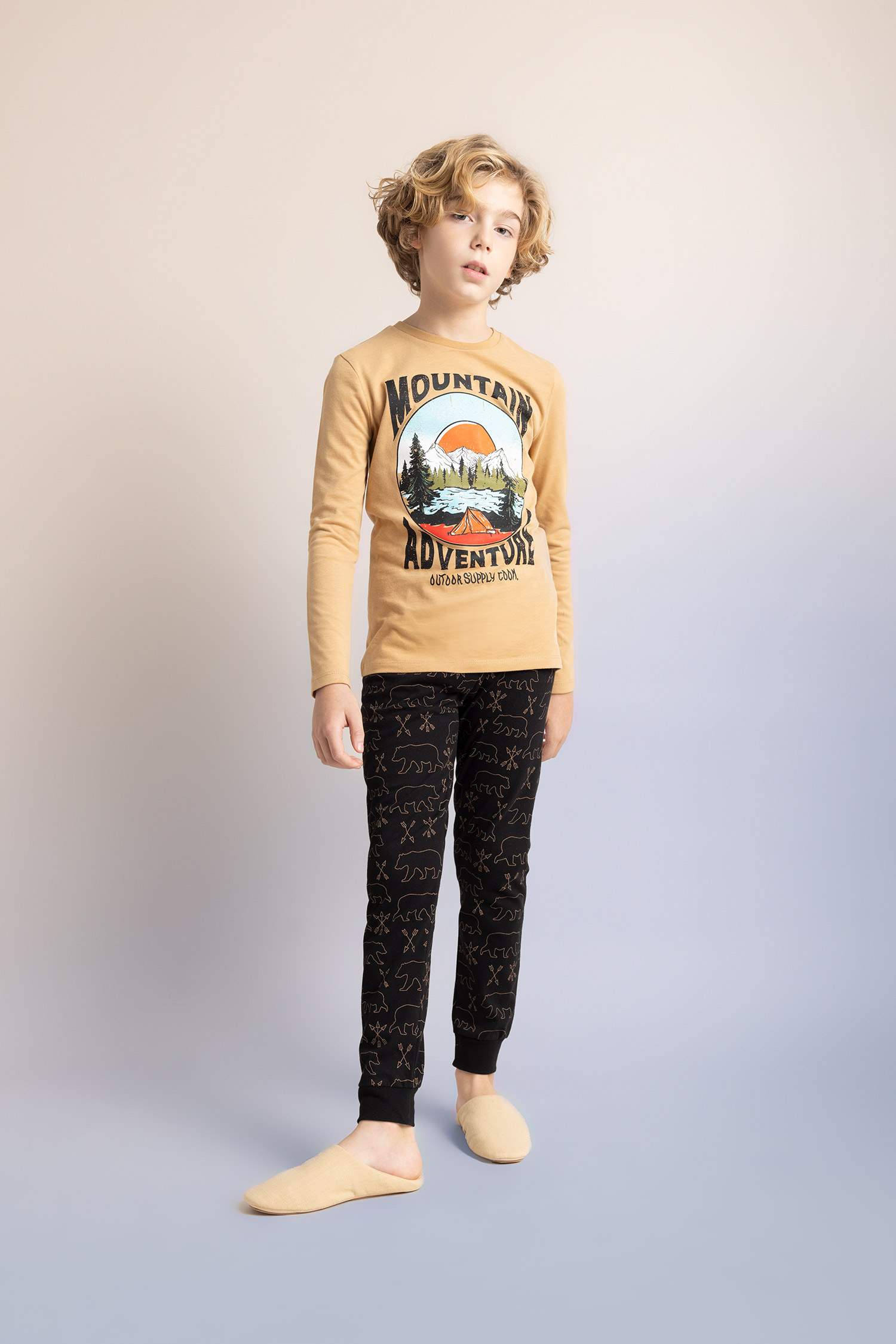 2 piece Regular Fit Knitted Pyjamas