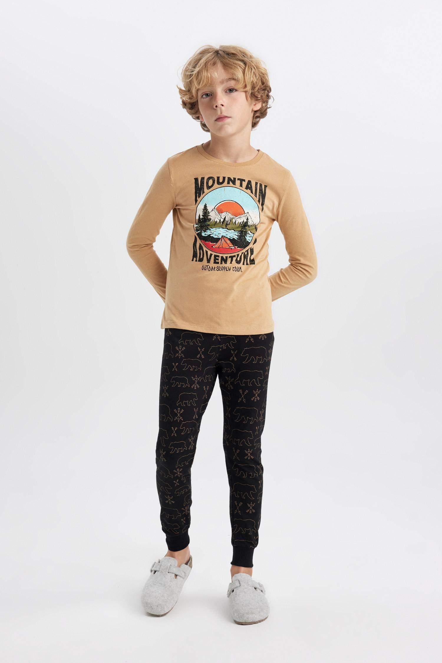 2 piece Regular Fit Knitted Pyjamas