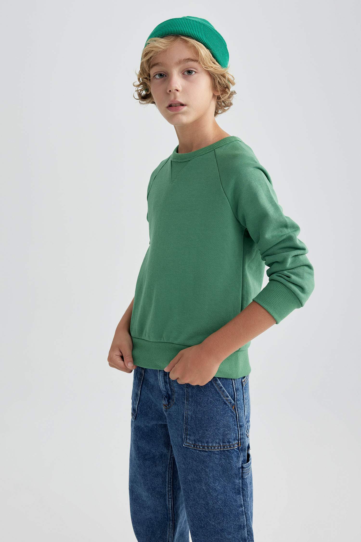 Regular Fit Crew Neck Sweatshirt