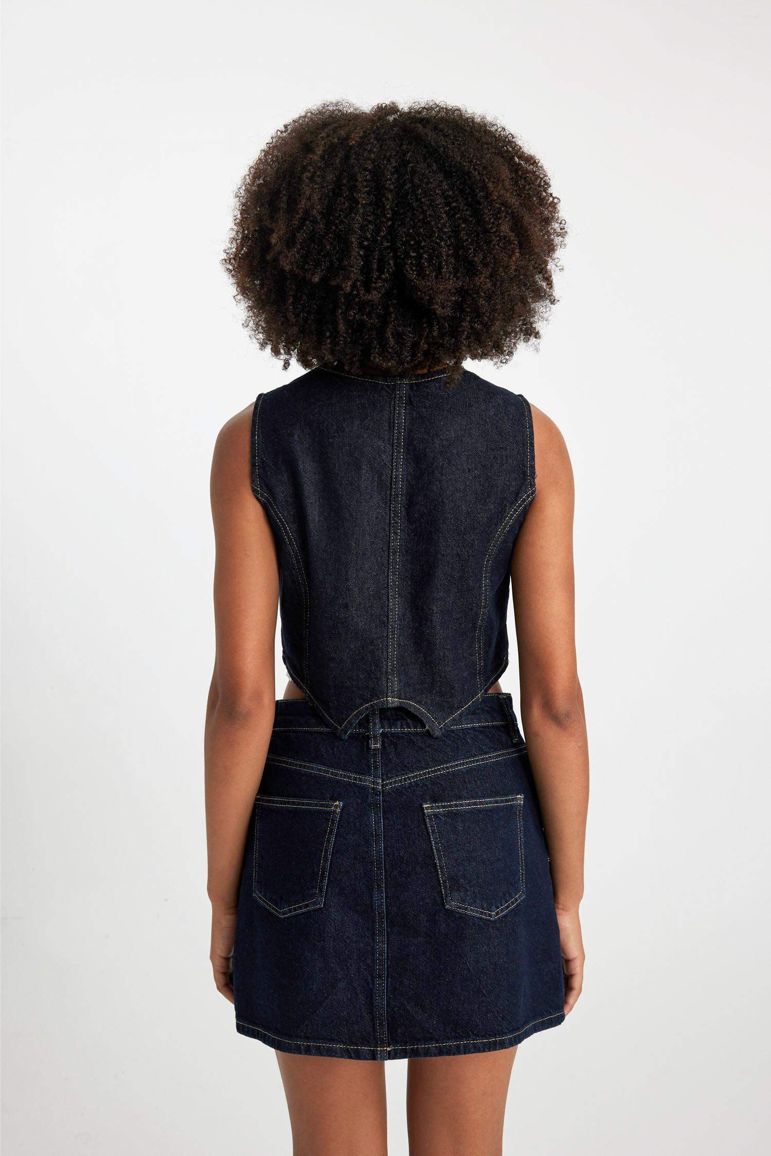 Blazer Denim vest