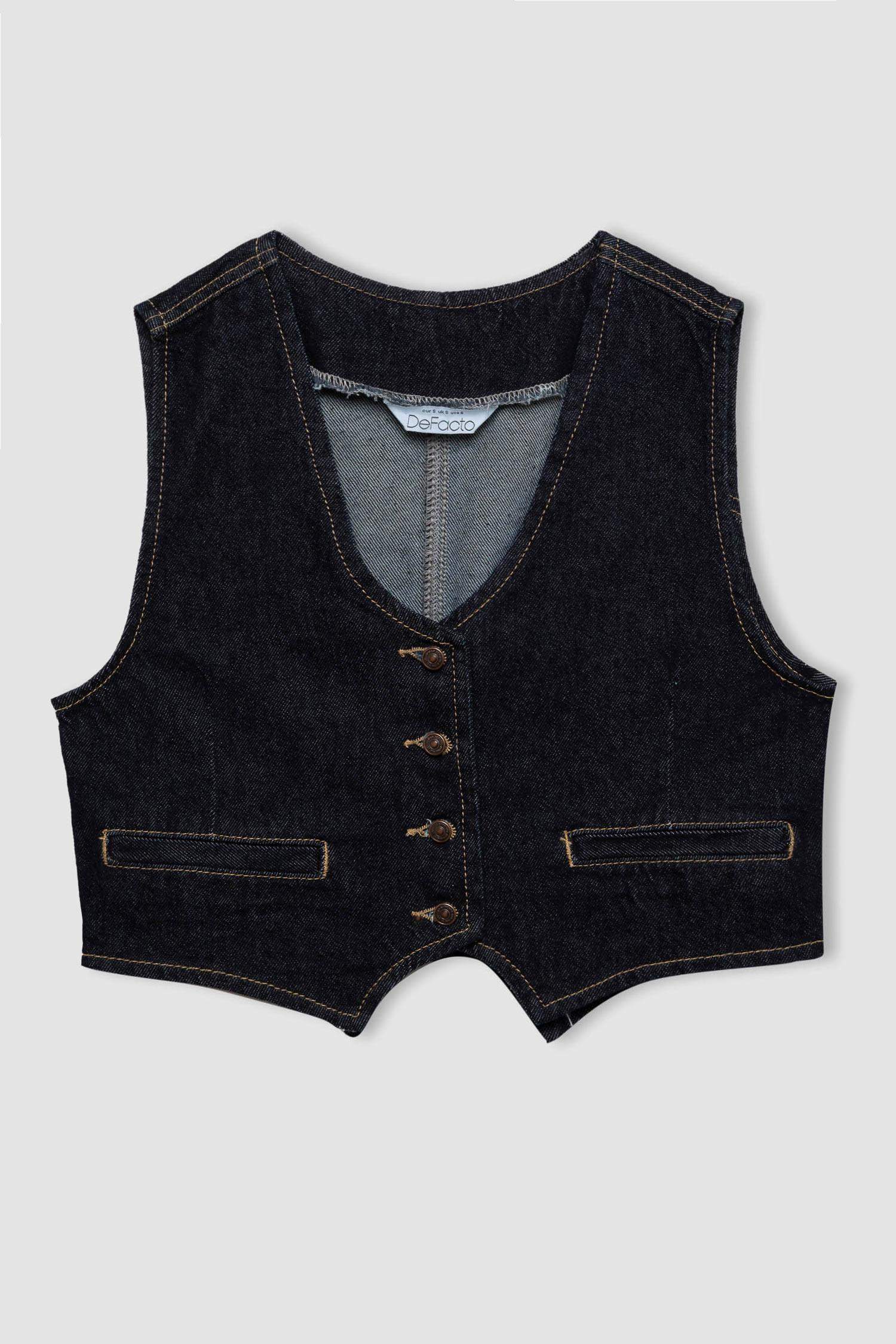 Blazer Denim vest