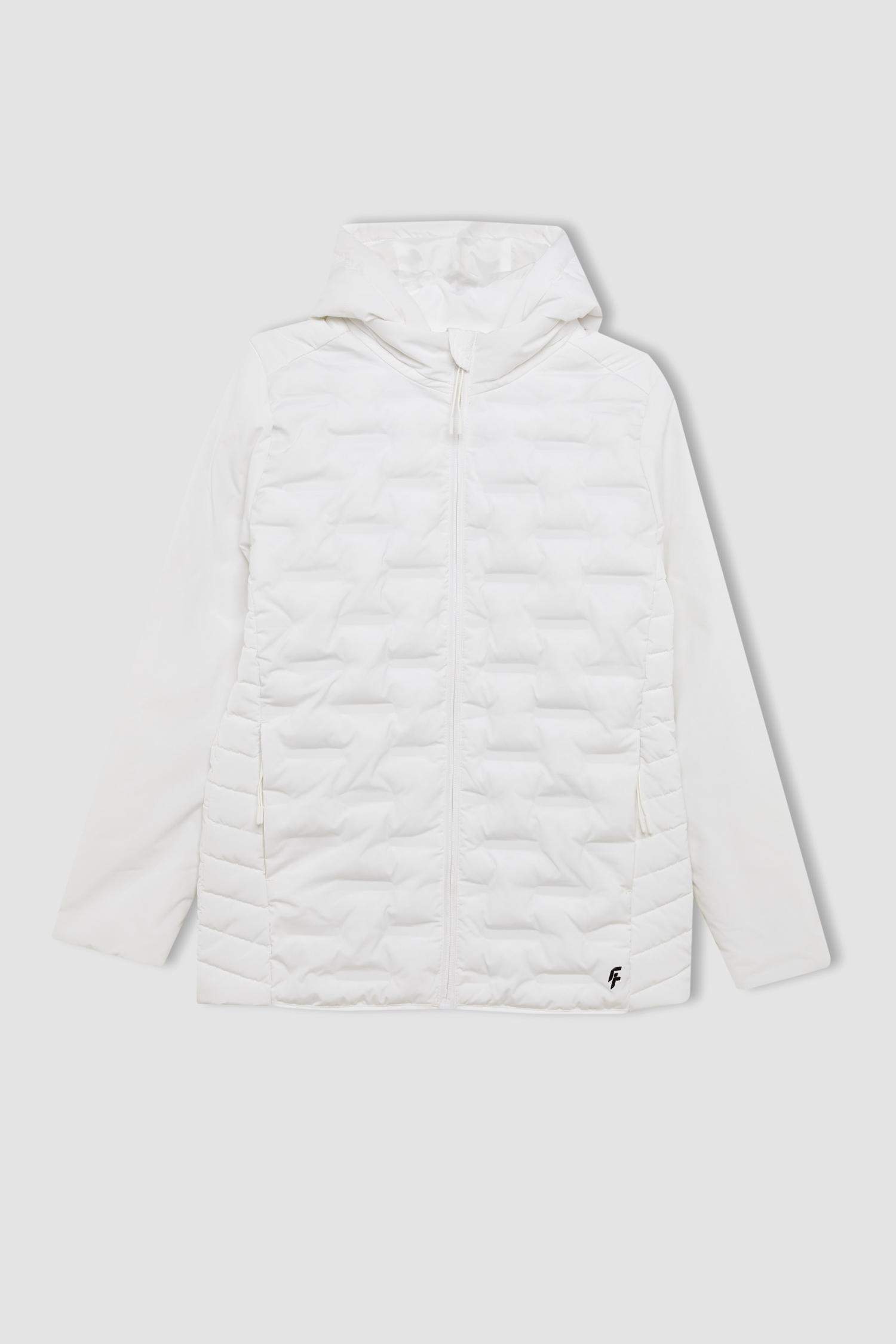 Su İtici Mont Rüzgar Geçirmez Slim Fit Dar Kesim Çıkarılabilir Kapüşonlu Fermuarlı