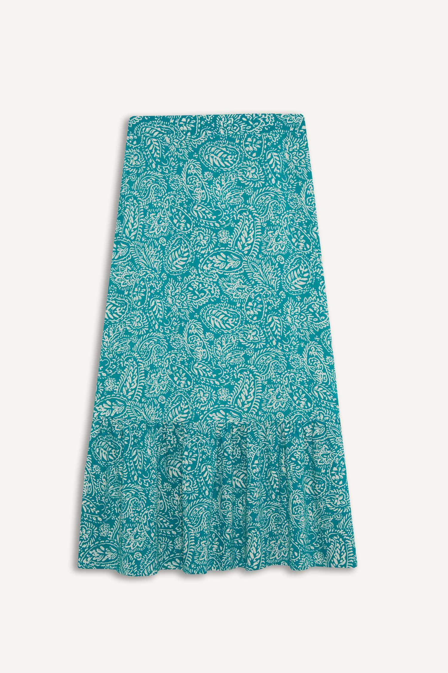 Printed Maxi Skirt