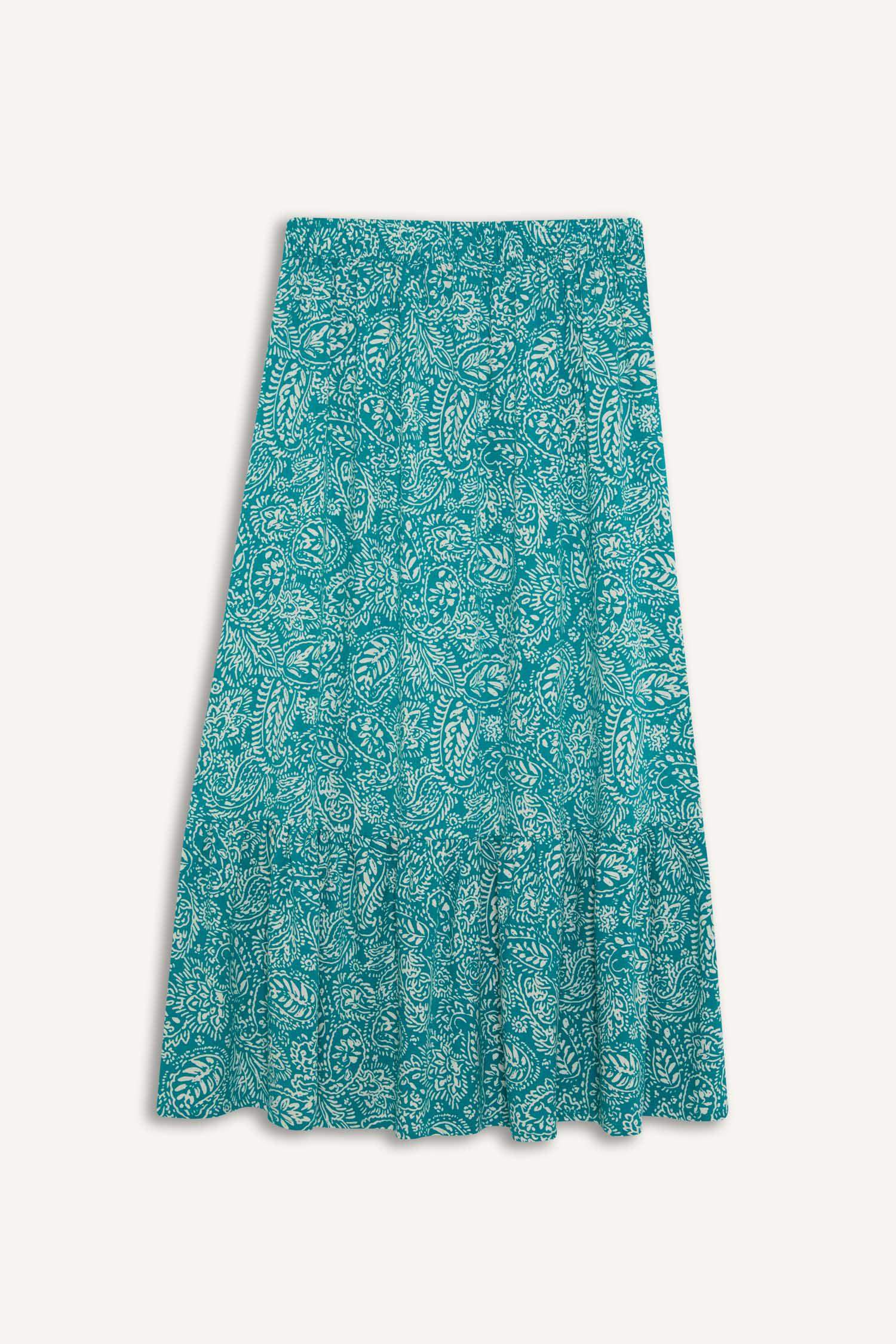 Printed Maxi Skirt