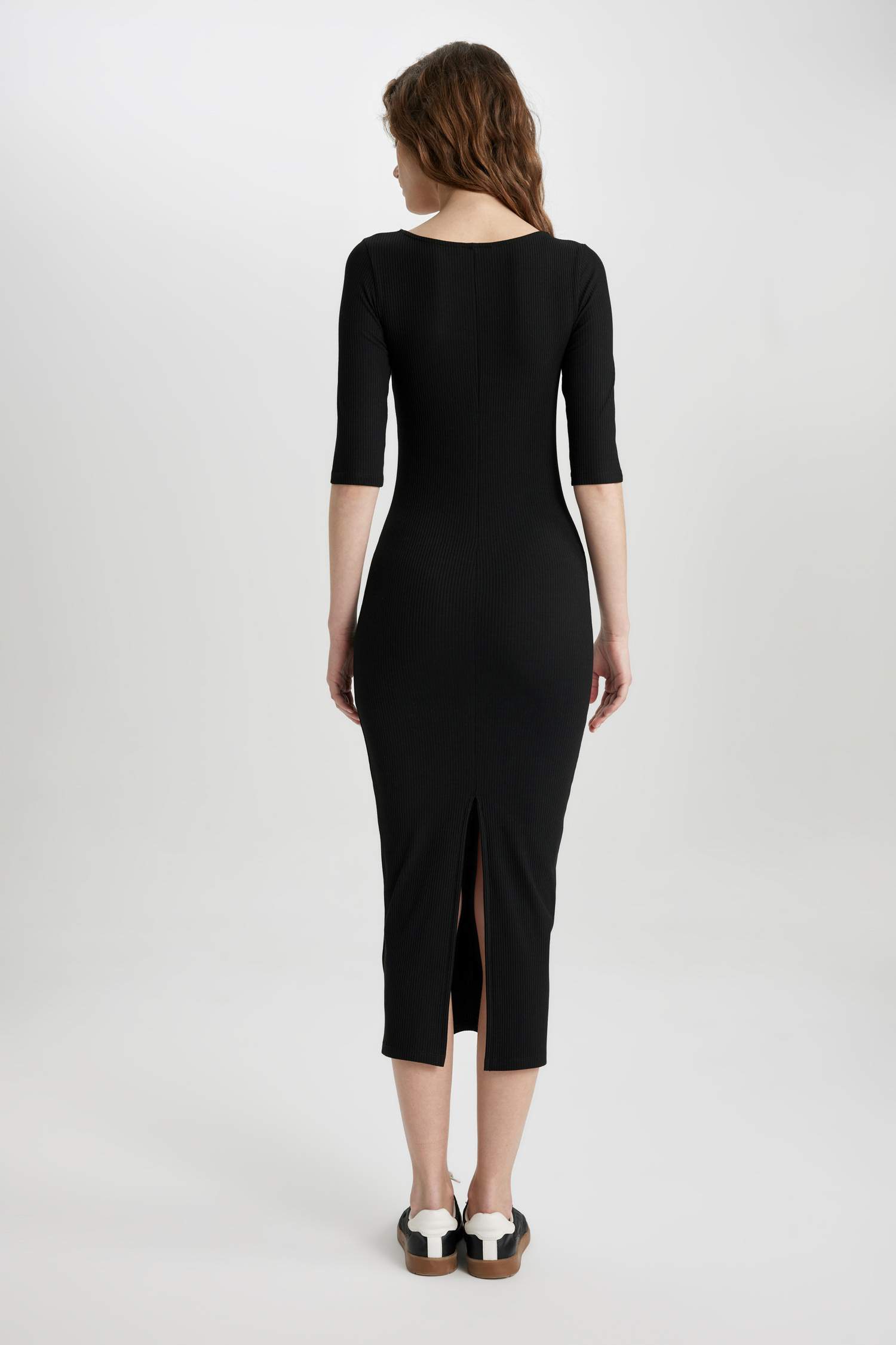 Bodycon Square Collar Camisole Midi Dress