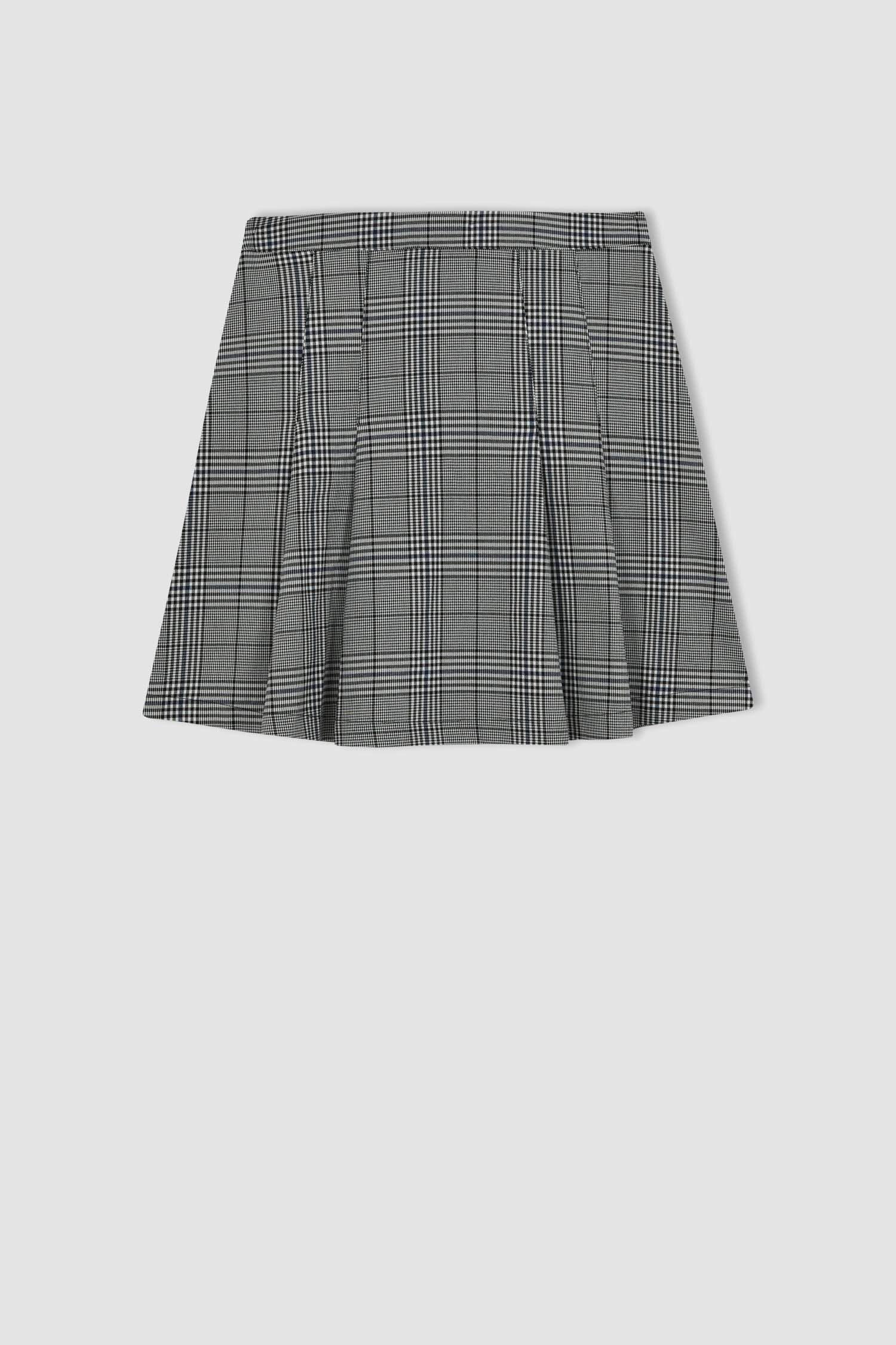 Мини юбка в клетку