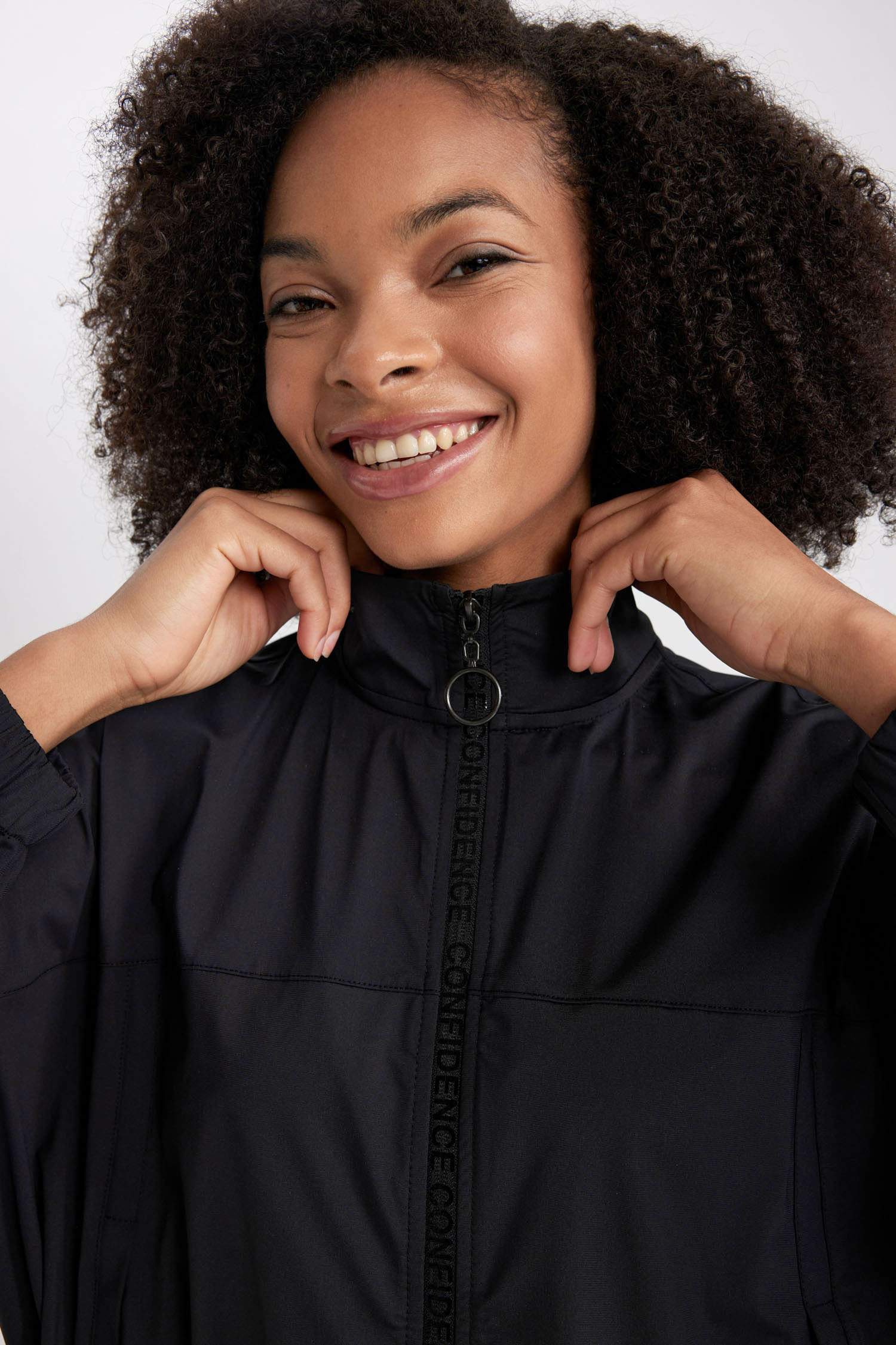 DeFactoFit Standard Fit Zippered Premium Cardigan