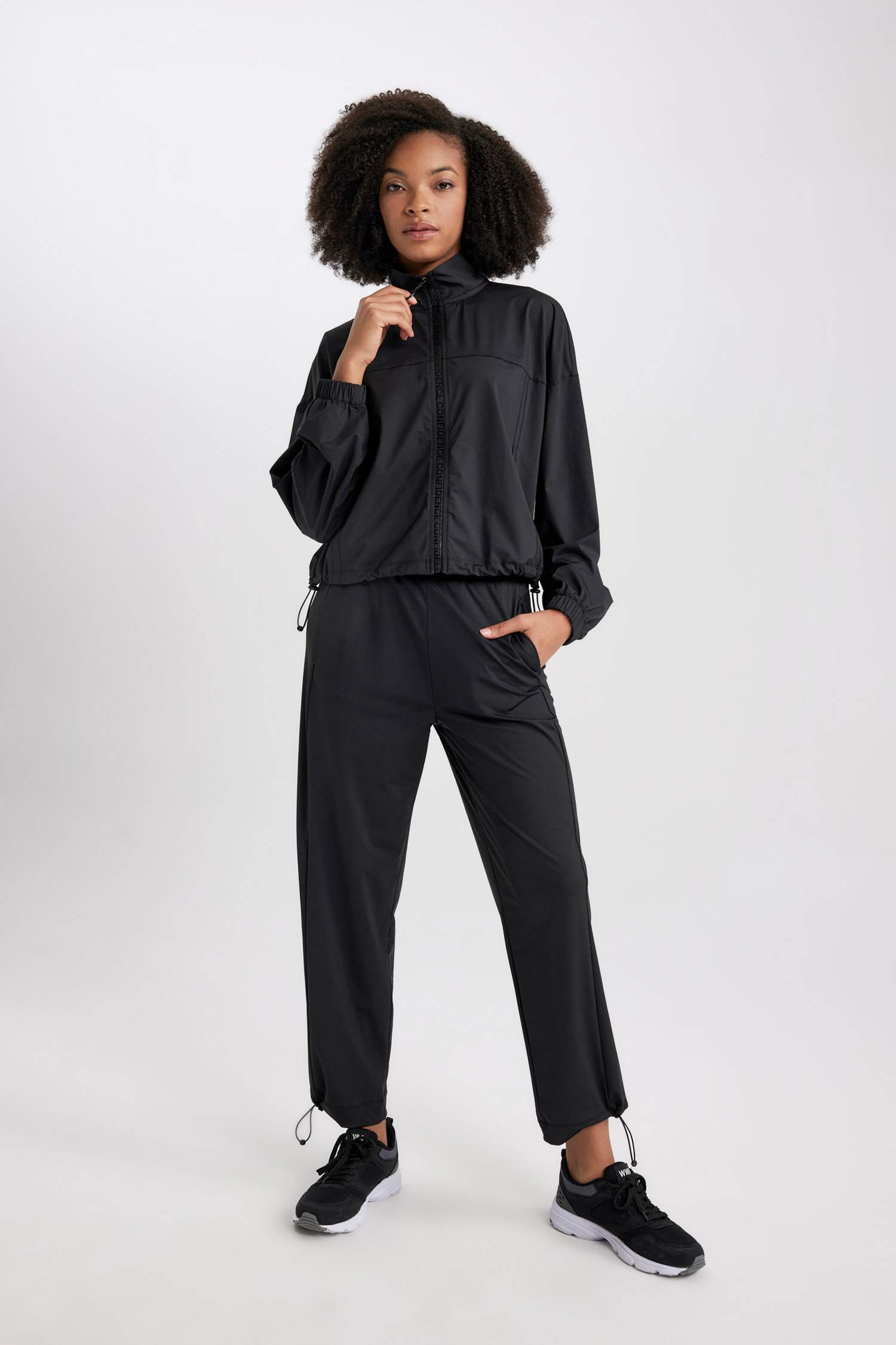 DeFactoFit Standard Fit Chino Jogger Leg Ankle Length Sweatpants