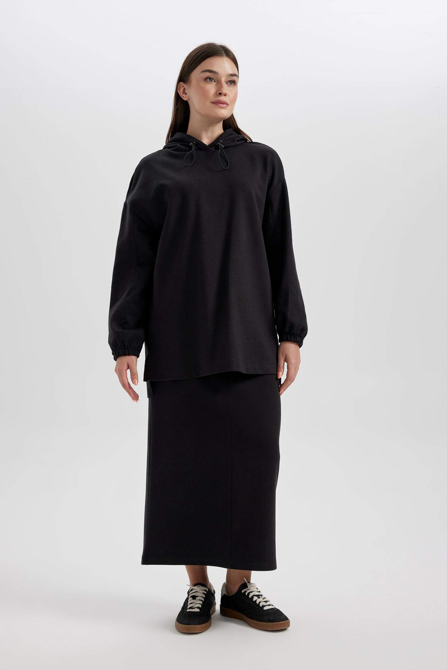 Regular Fit Thessaloniki Fabric Knitted Skirt