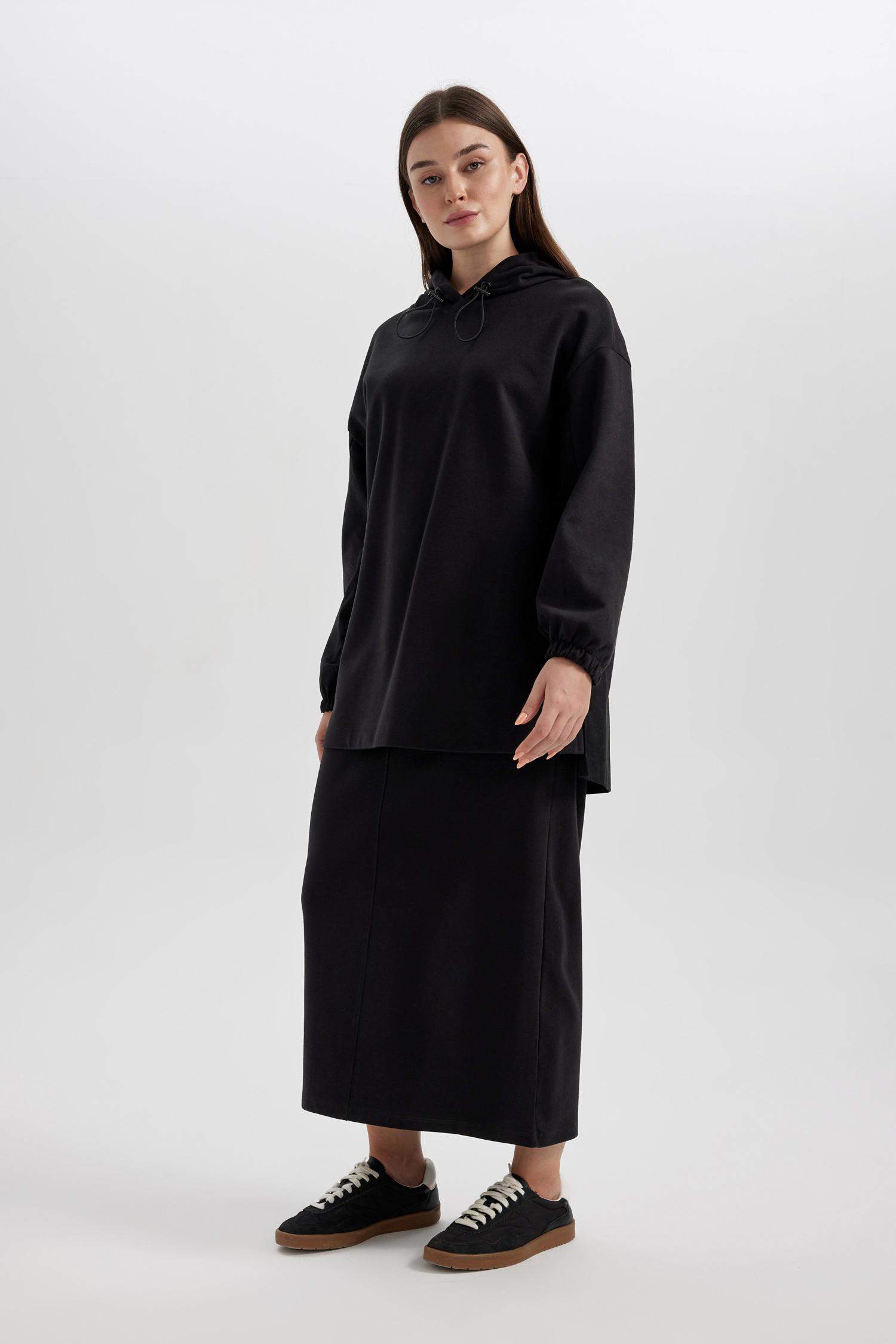 Regular Fit Thessaloniki Fabric Knitted Skirt