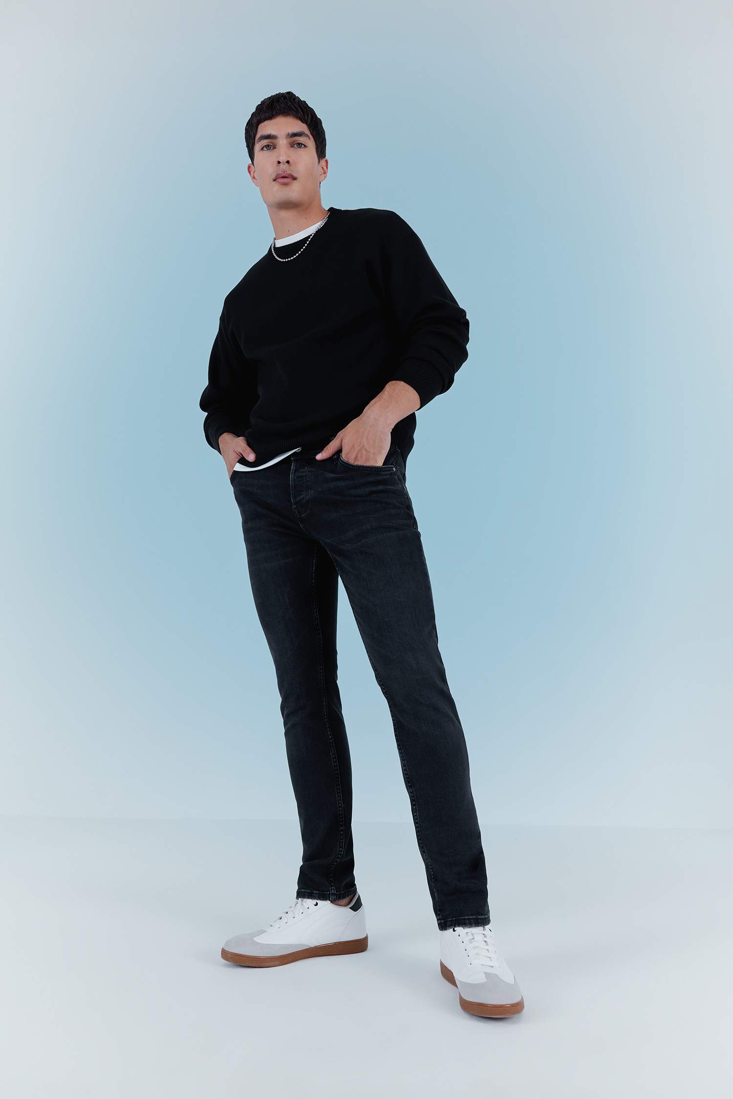 Wiser Wash Carlo Skinny Fit Normal Waist Jeans