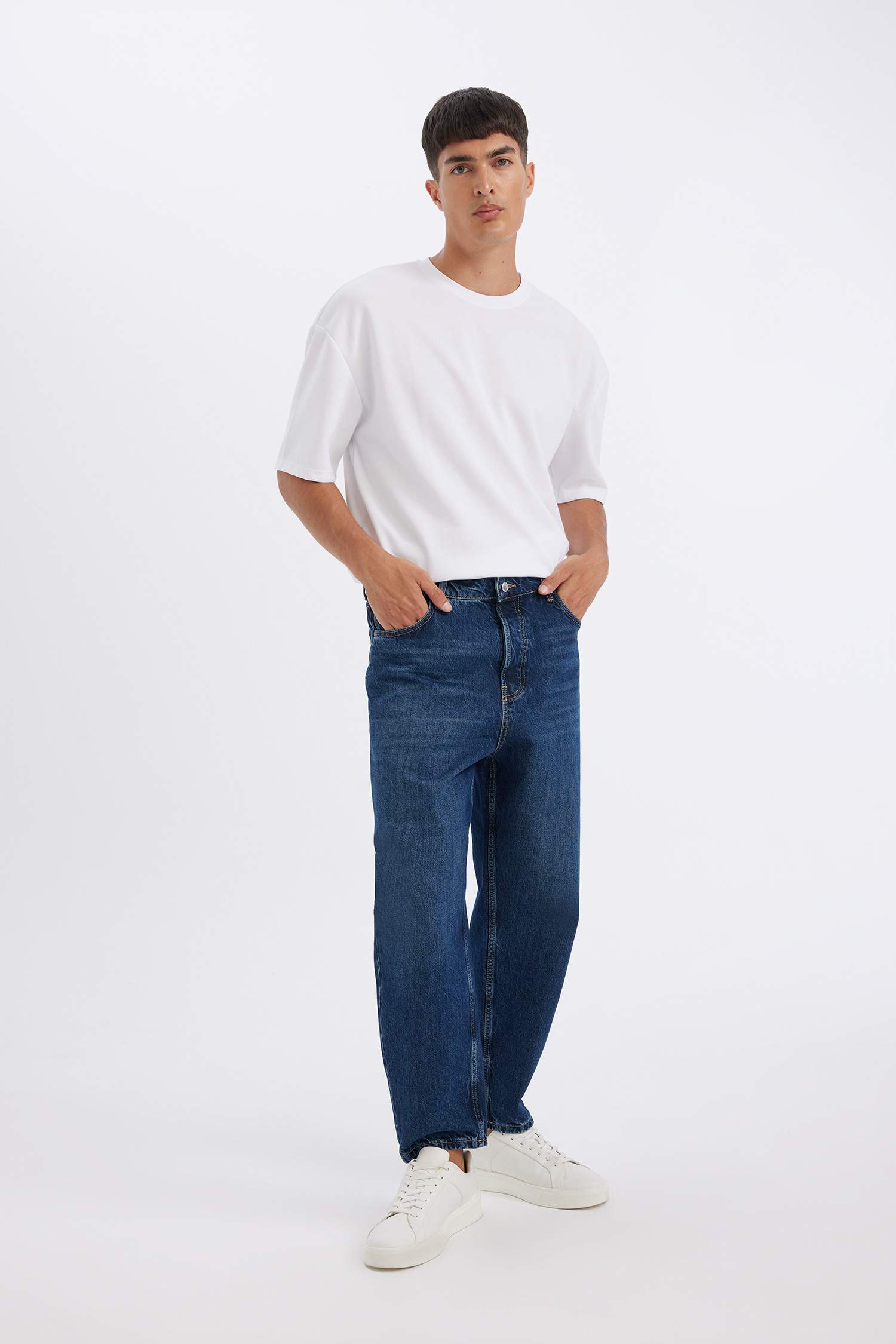 Wiser Wash Balloon Fit Bol Kalıp Yüksek Bel Normal Paça Jean Pantolon