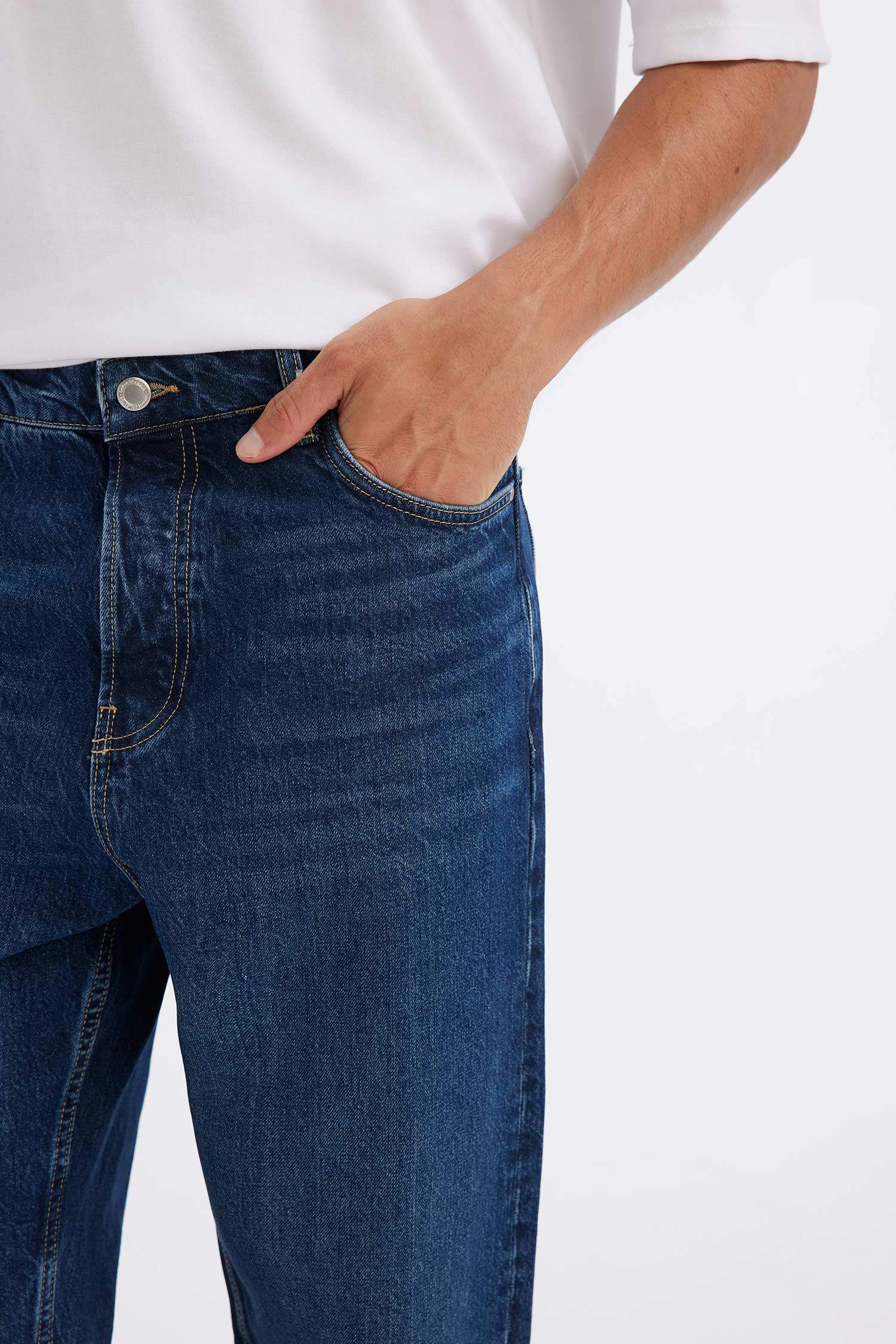 Wiser Wash Balloon Fit Bol Kalıp Yüksek Bel Normal Paça Jean Pantolon