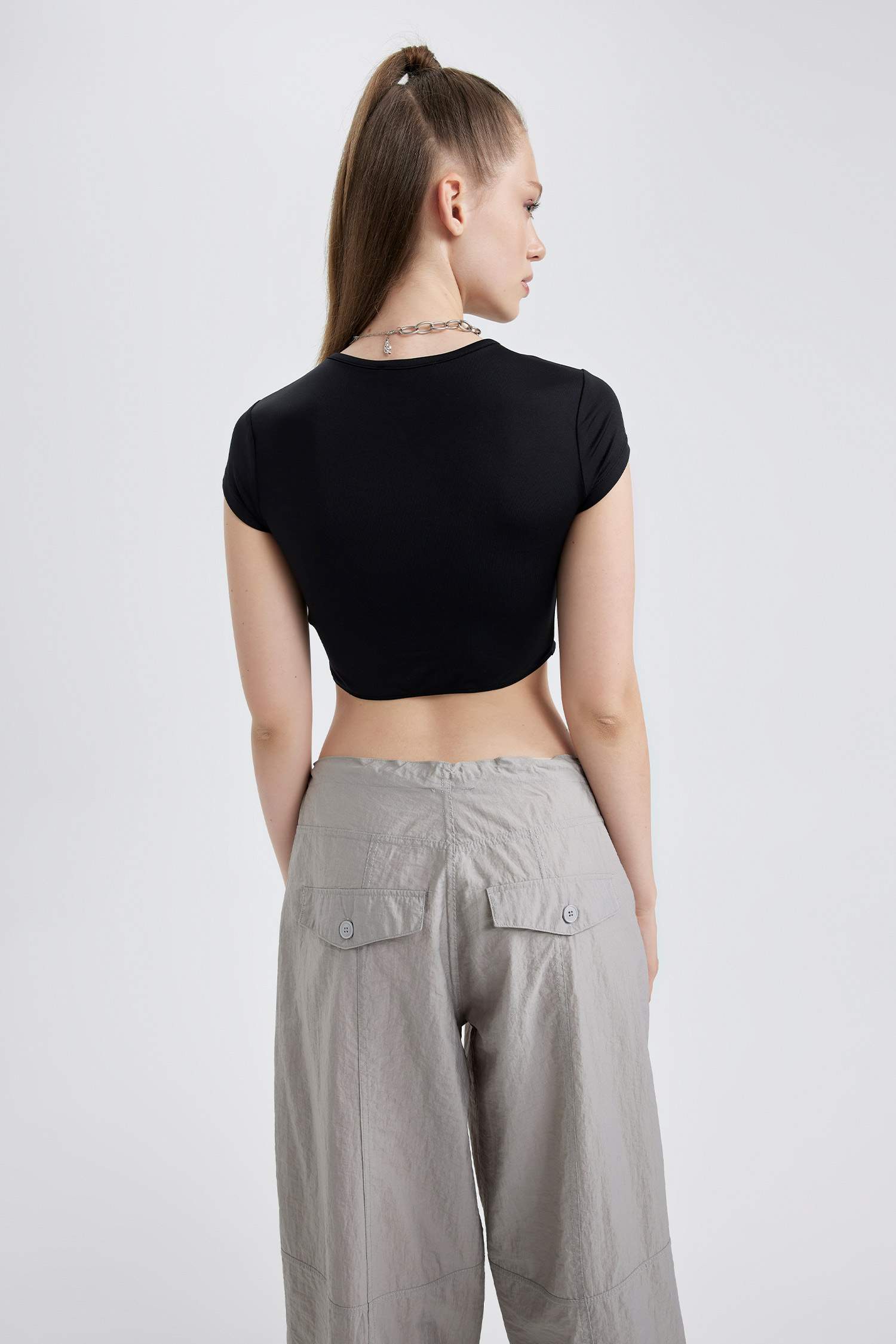 تيشيرت سليم فيت نص ردن