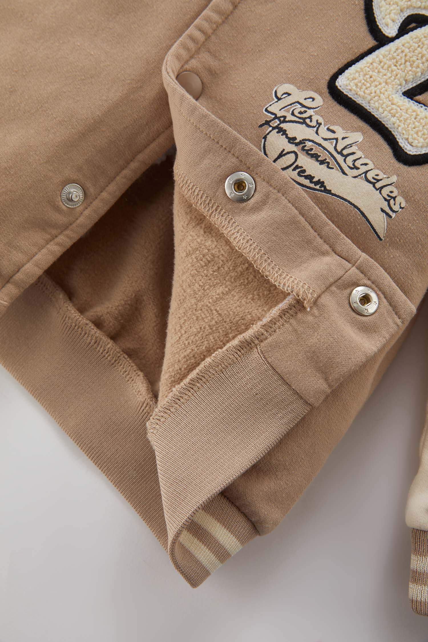 Сәби Ұл бомбер слоган 2 көтерілген жіп Кардиган