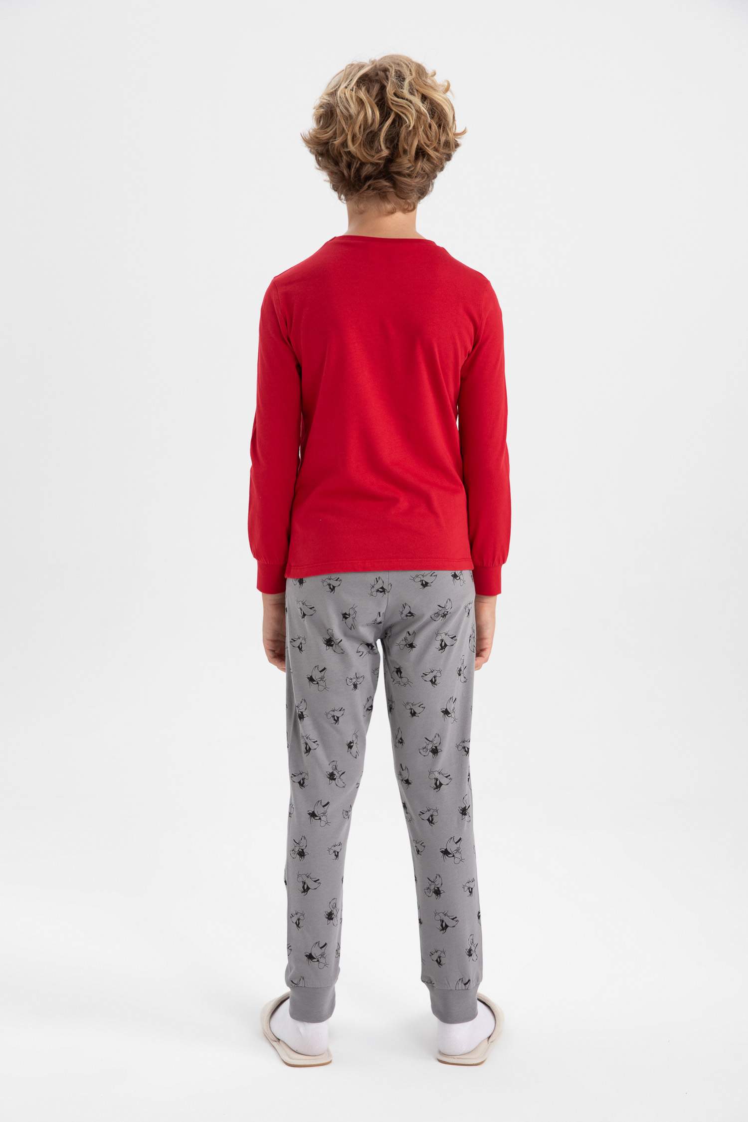 2 piece Regular Fit Looney Tunes Licensed Knitted Pyjamas