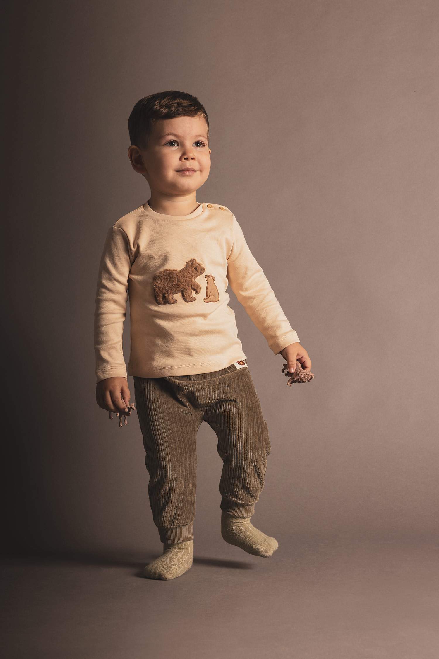 Baby Boy Lace Velvet Sweatpants