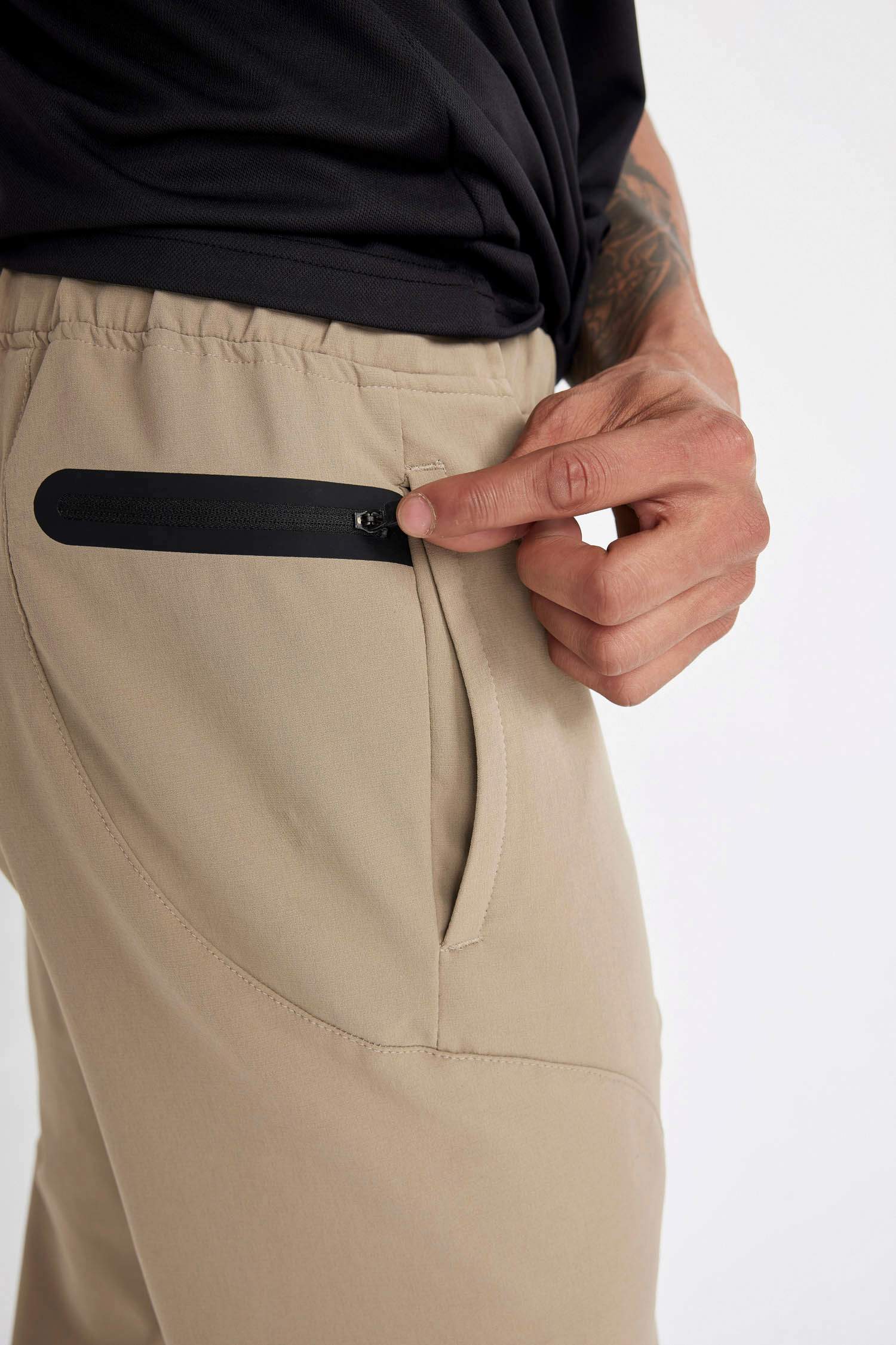 DeFactoFit Slim Fit Woven Sports Jogger Sweatpants