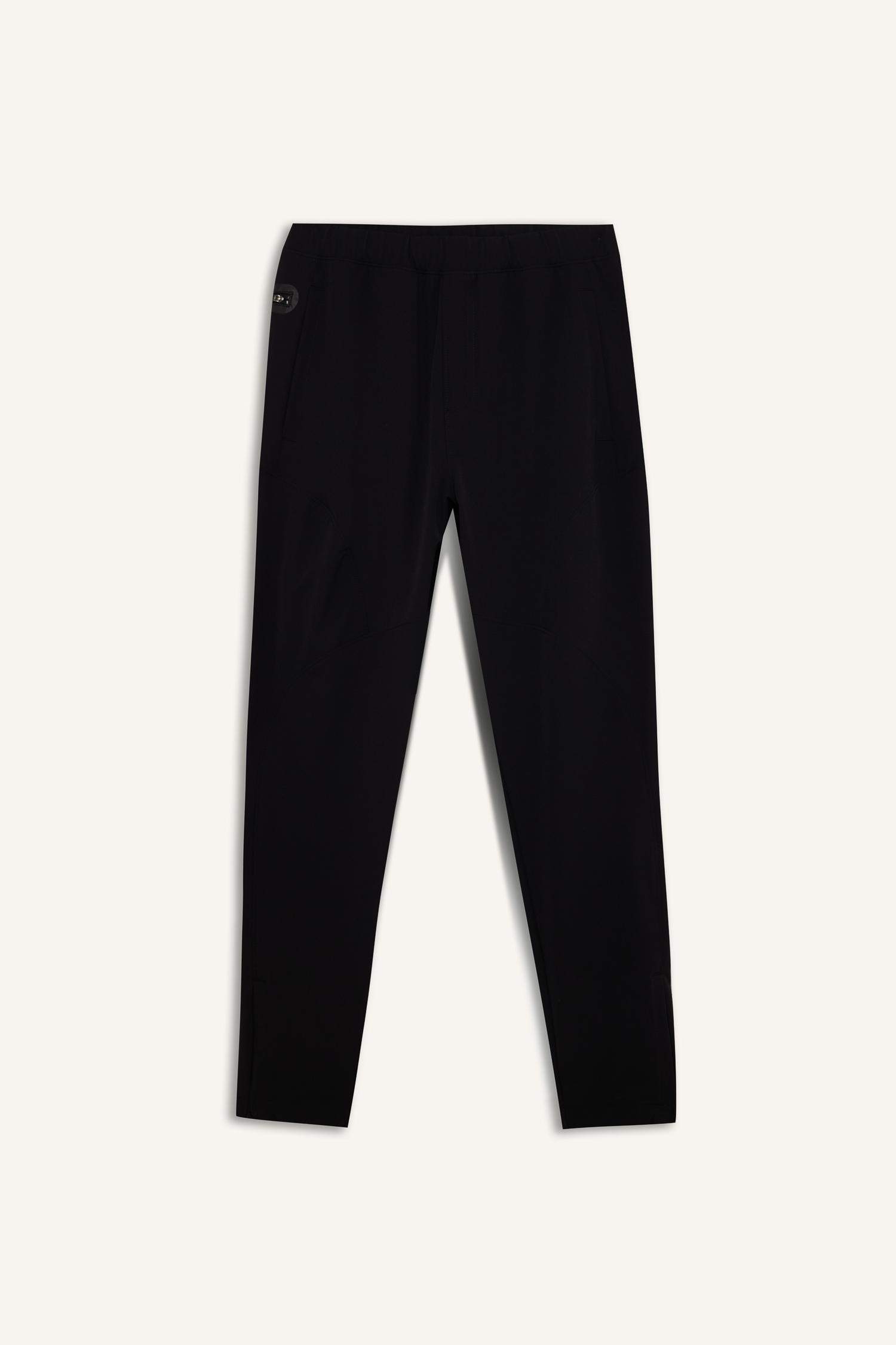 Esnek Kumaş Sporcu Jogger Eşofman Altı Slim Fit Dar Kesim Dokuma Üç Cepli Fermuarlı Paça